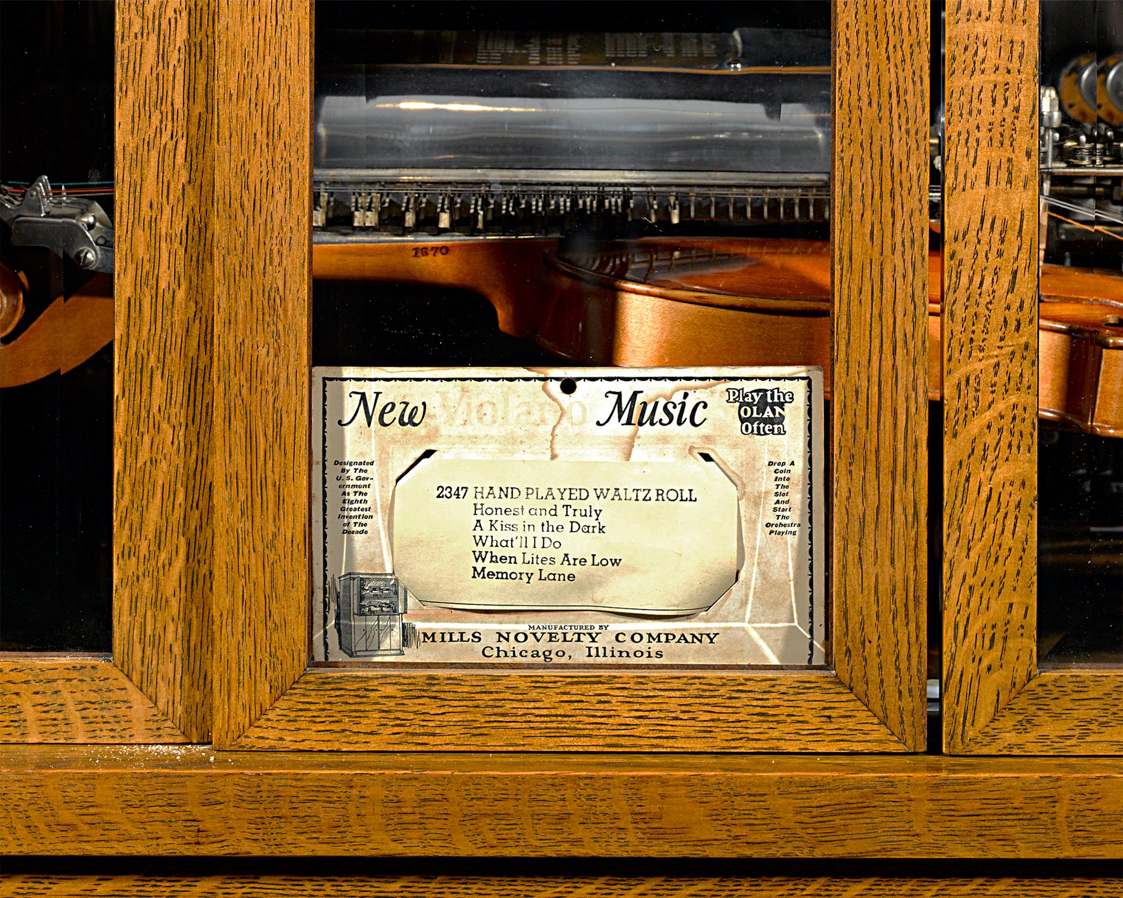 The Mills Double Deluxe Violano Virtuoso Excellent état - En vente à New Orleans, LA