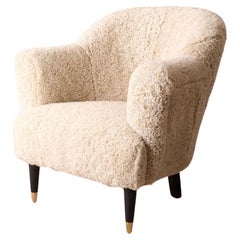 The 'Milo' Fauteuil en laine de mouton