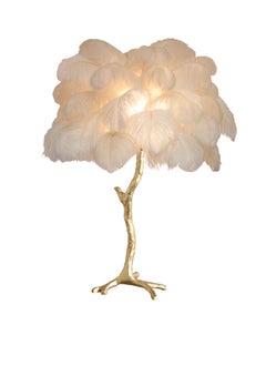 Mini Lamp with Solid Gold Brass Base