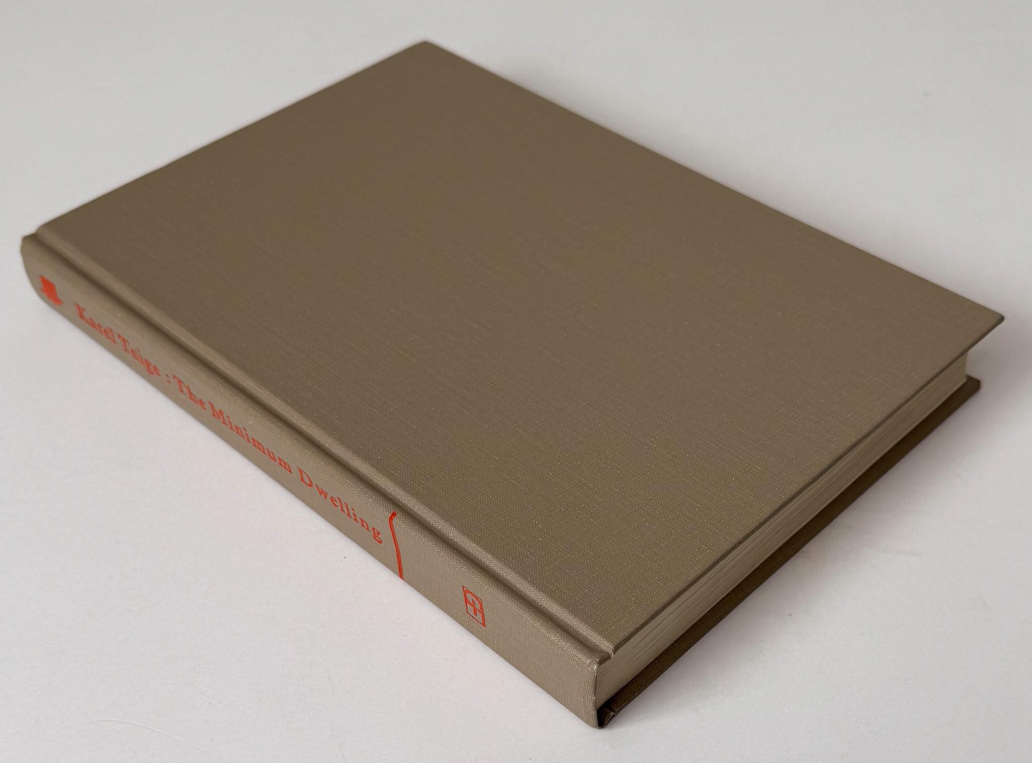 Minimalist The Minimum Dwelling by Karel Teige (First English Translation) For Sale