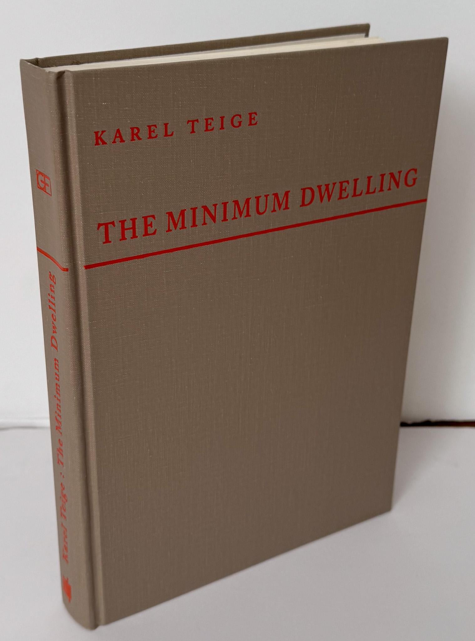 American The Minimum Dwelling by Karel Teige (First English Translation) For Sale