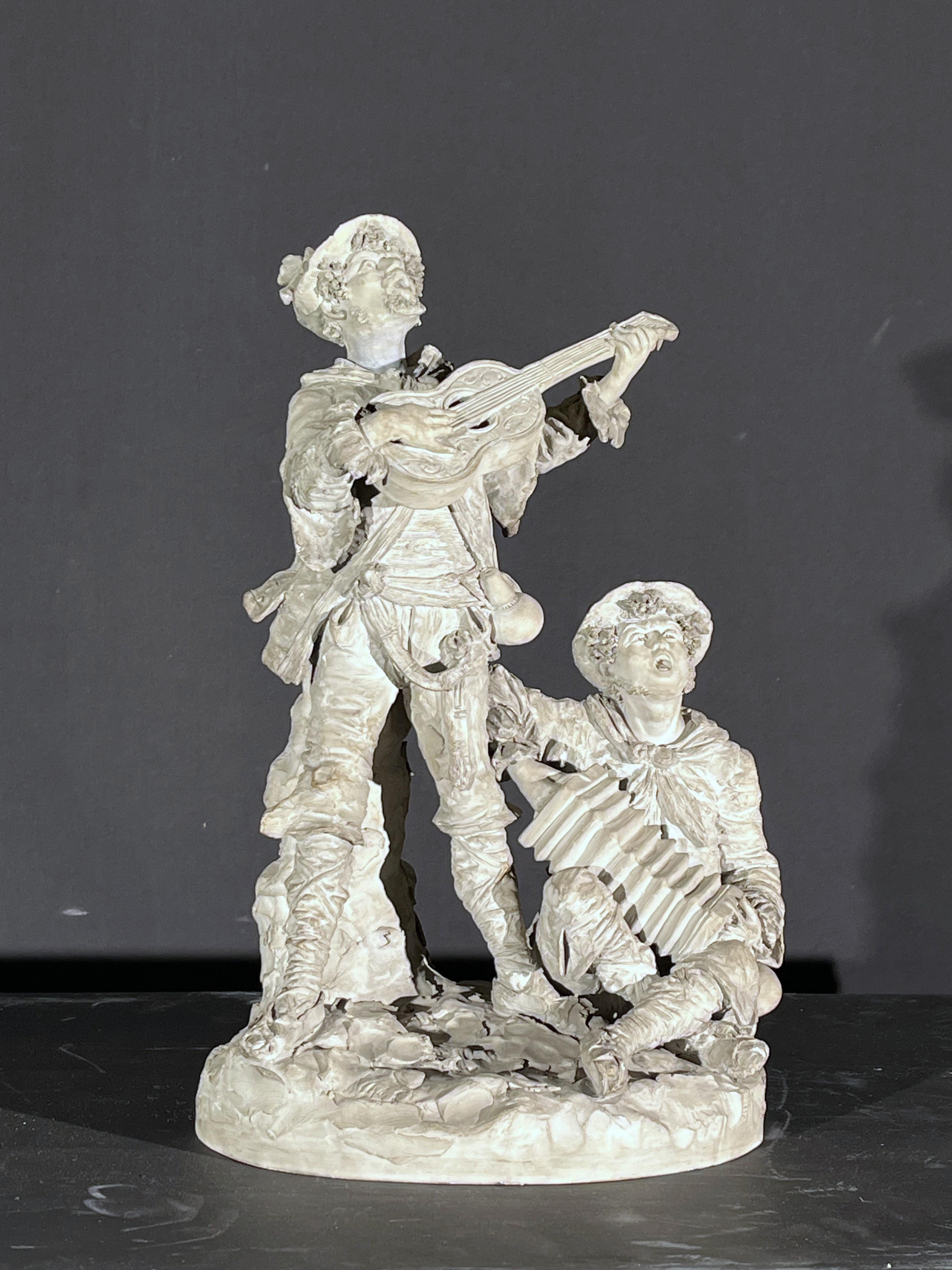 Statuetta di terracotta molto fine ed elaborata 