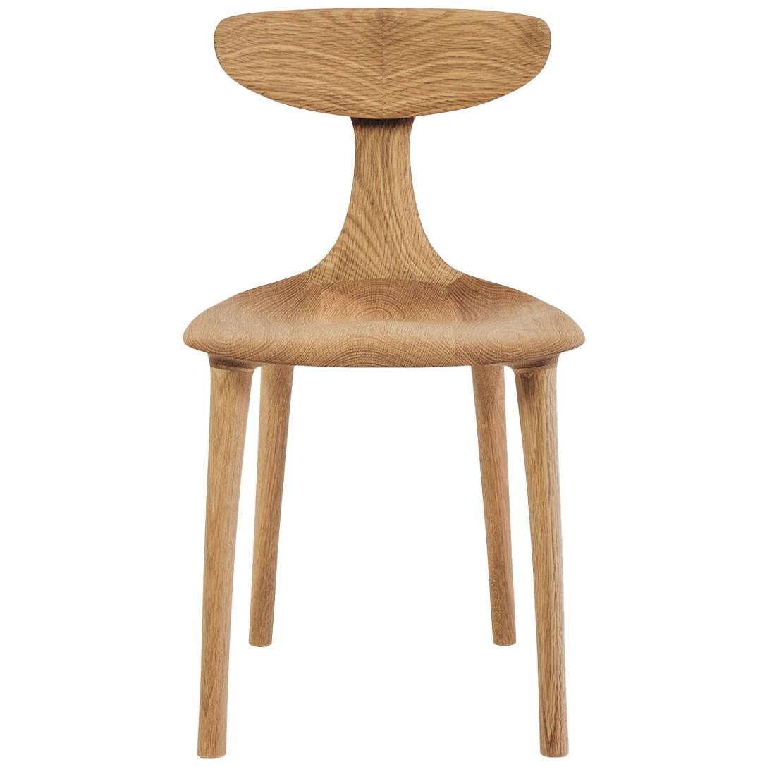 The Miranda Chair in White Oak by Munson Furniture and SylvanRay For Sale