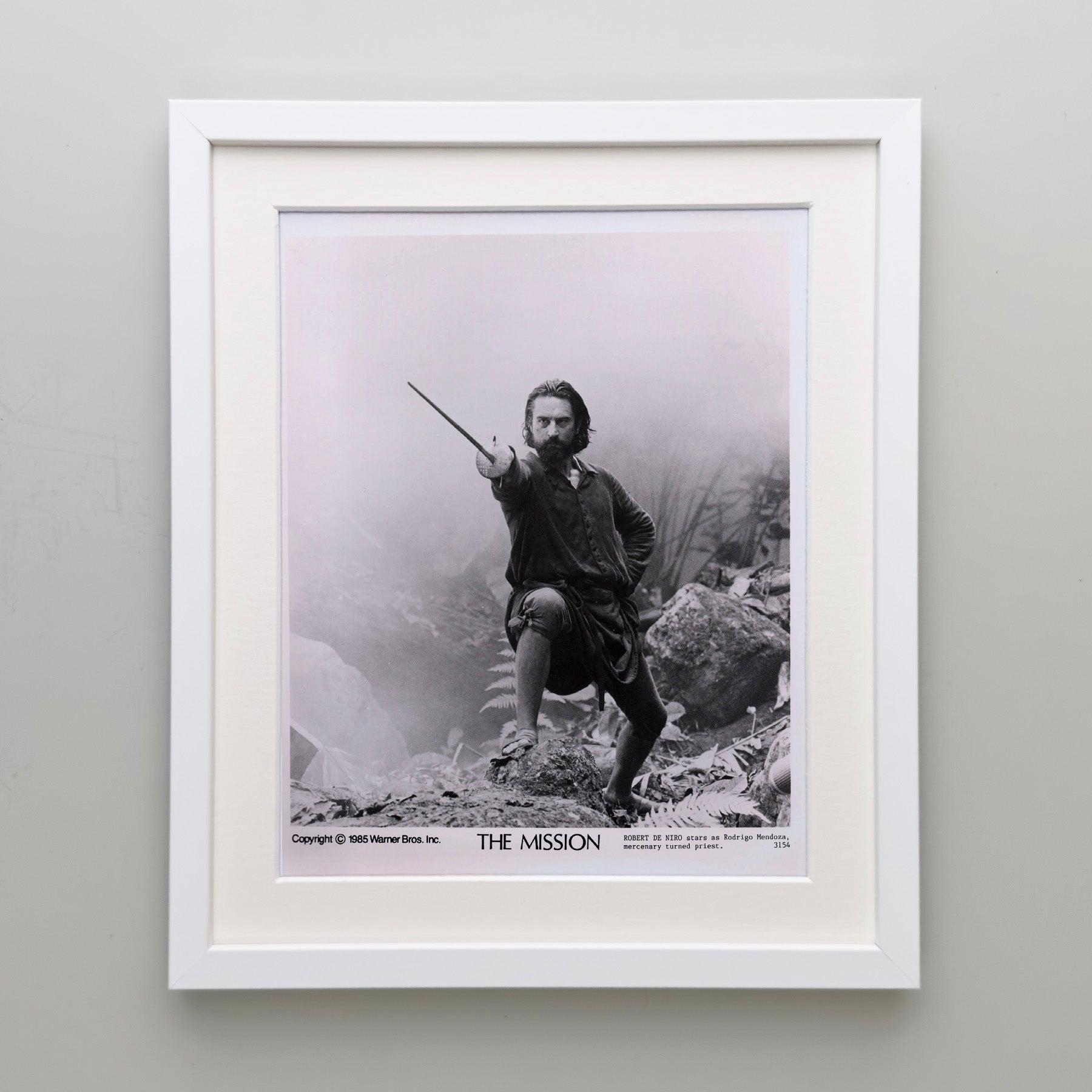 The Mission 1986 Publicity Film Movie Press Still Framed Excellent état - En vente à Bath, Somerset