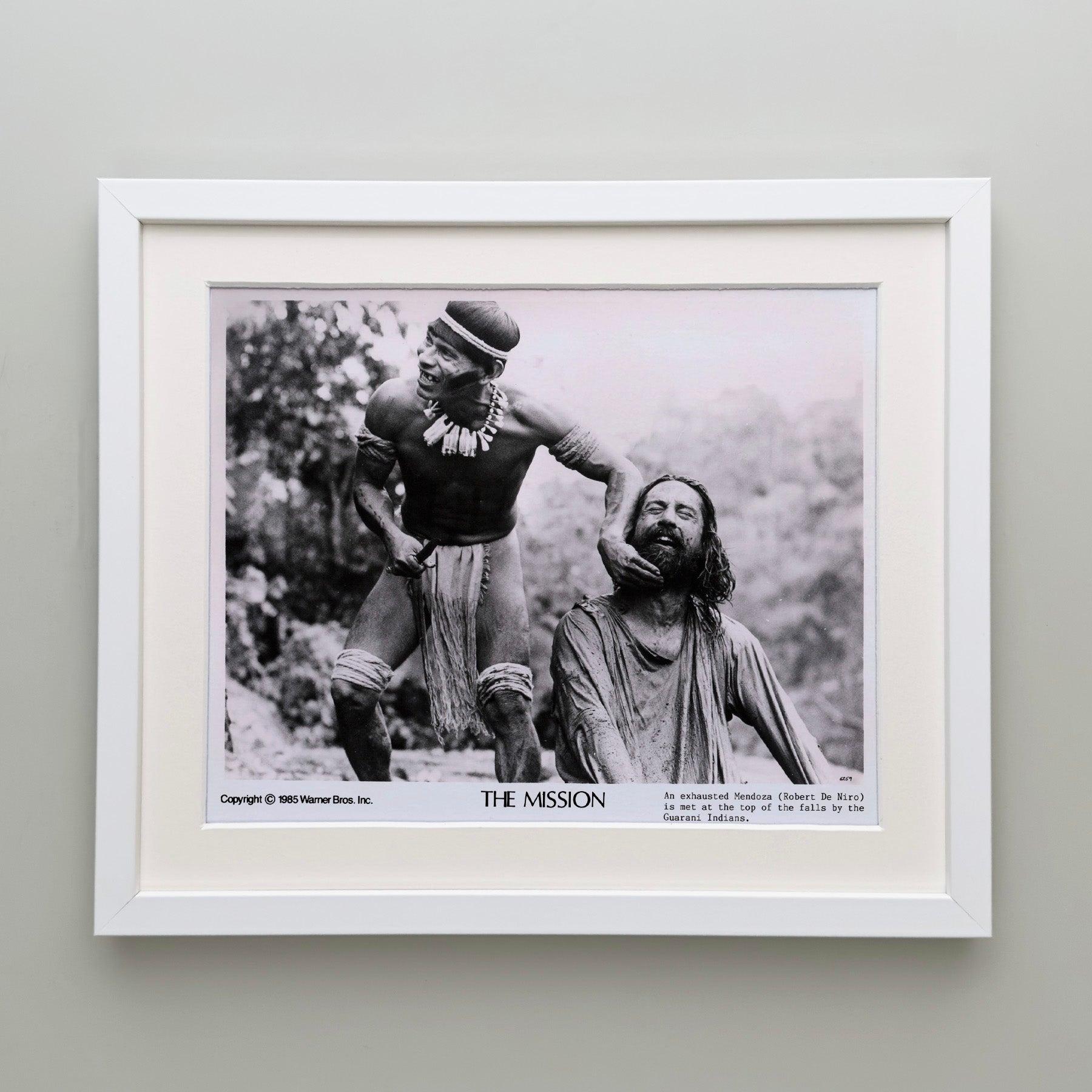 The Mission 1986 Publicity Film Movie Press Still Framed Excellent état - En vente à Bath, Somerset