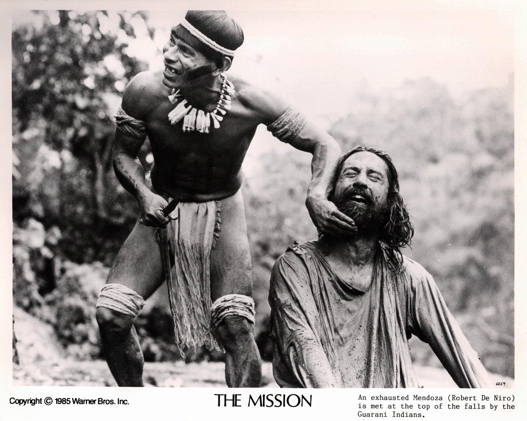 Papier The Mission 1986 Publicity Film Movie Press Still Framed en vente