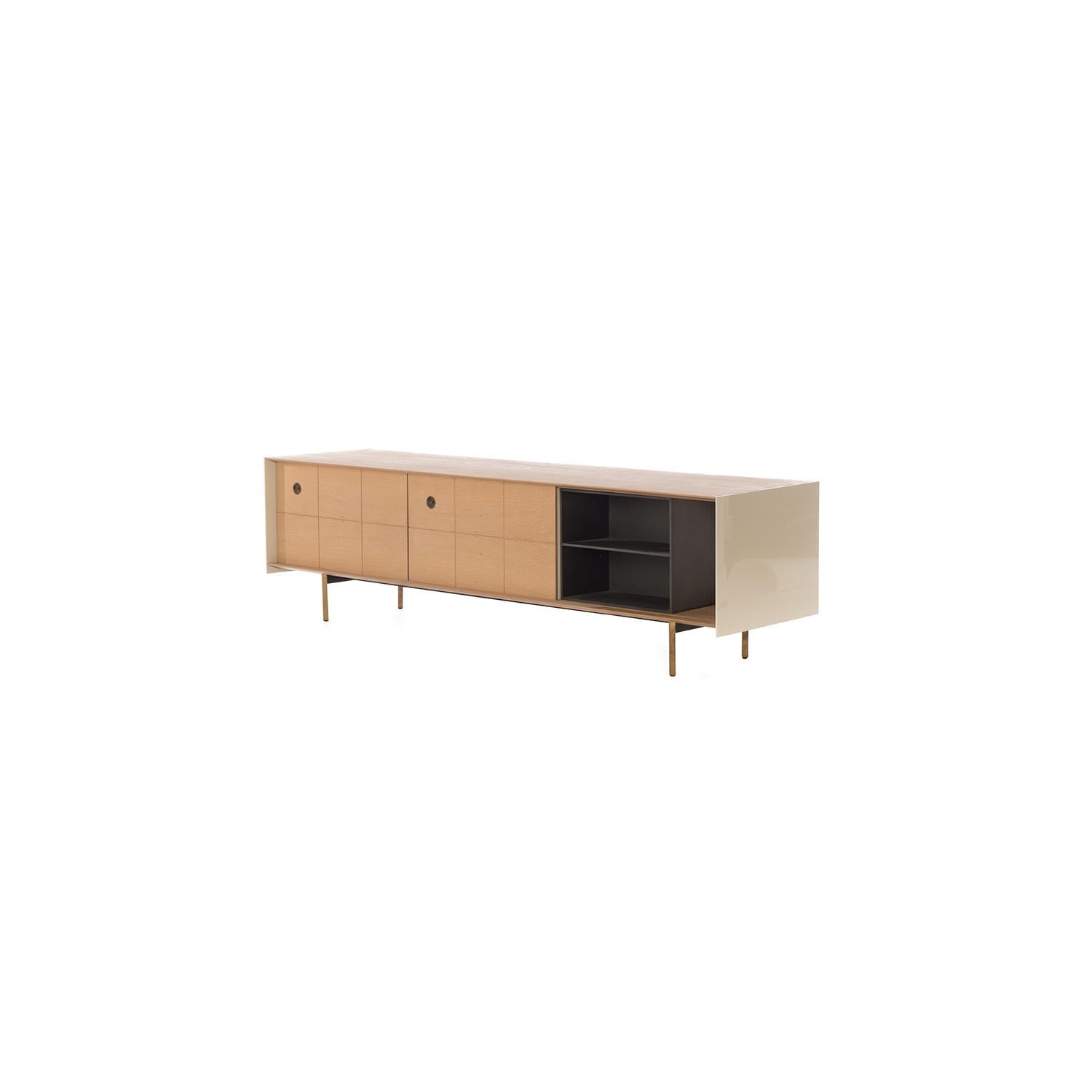 Modern Mitch Low Cabinet by Luca Nichetto