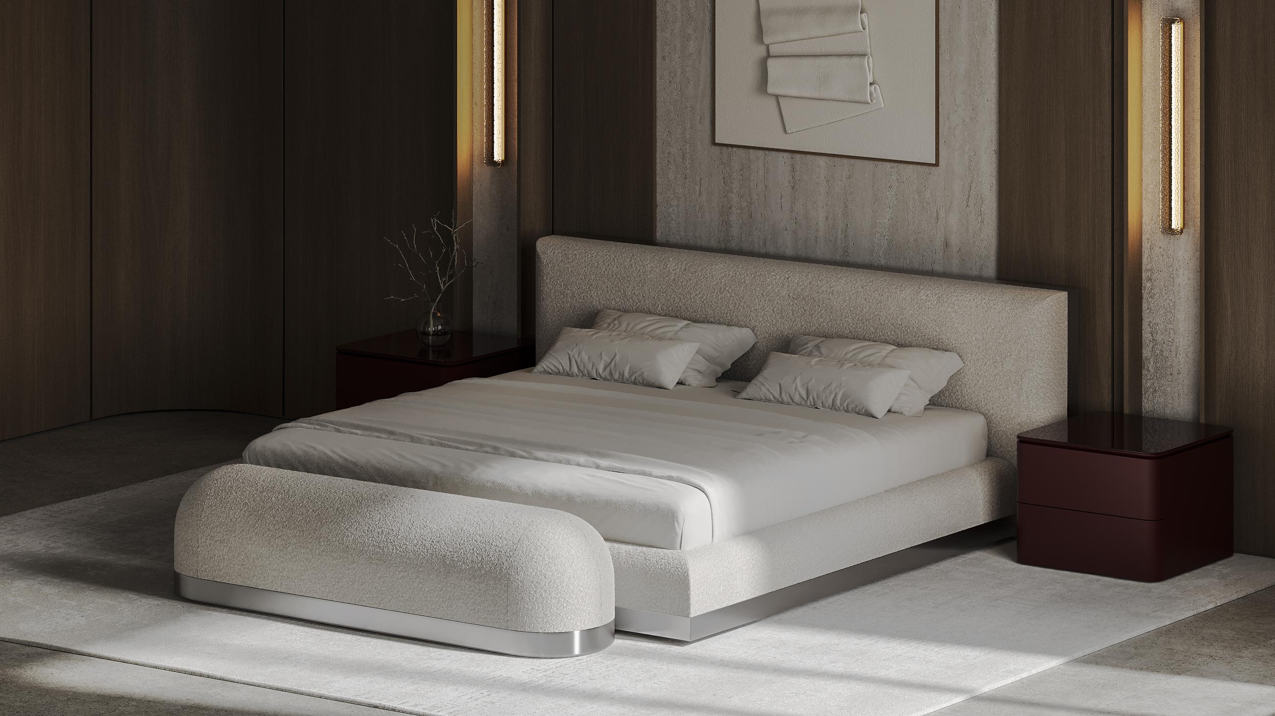 Acier inoxydable Le lit moderne 