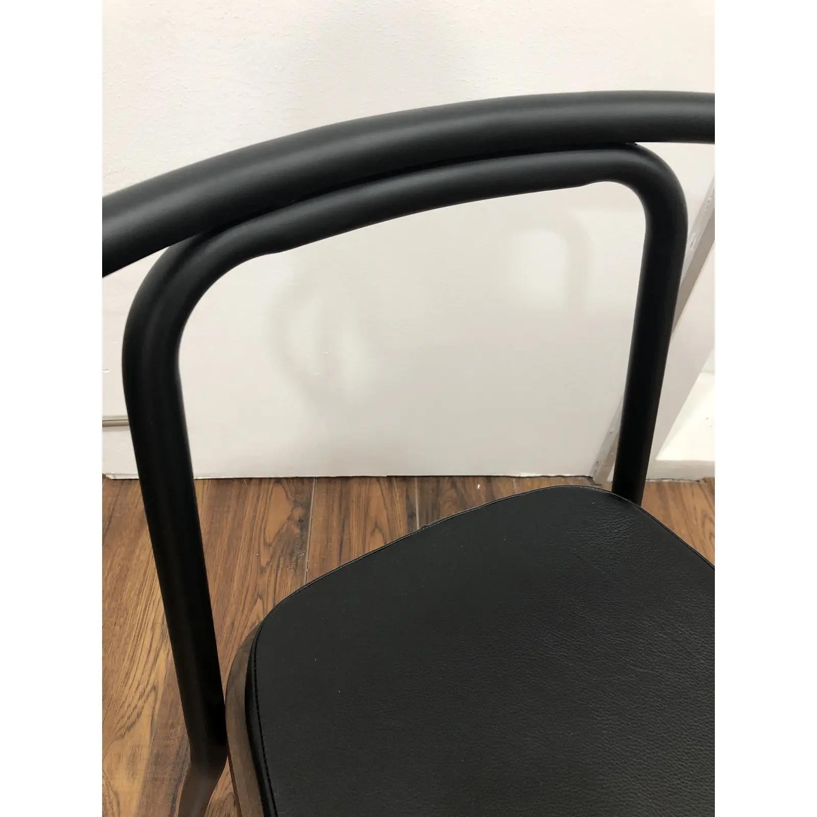 American The Modern Leather Arm Chair For Sale