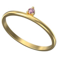 The Modern Solitaire Ring in Gold, 14k Yellow Gold