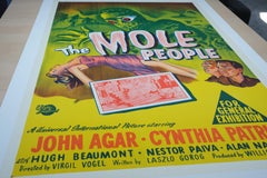 The Mole People '1956' Original Sci-Fi Vintage Poster Mint, Artwork