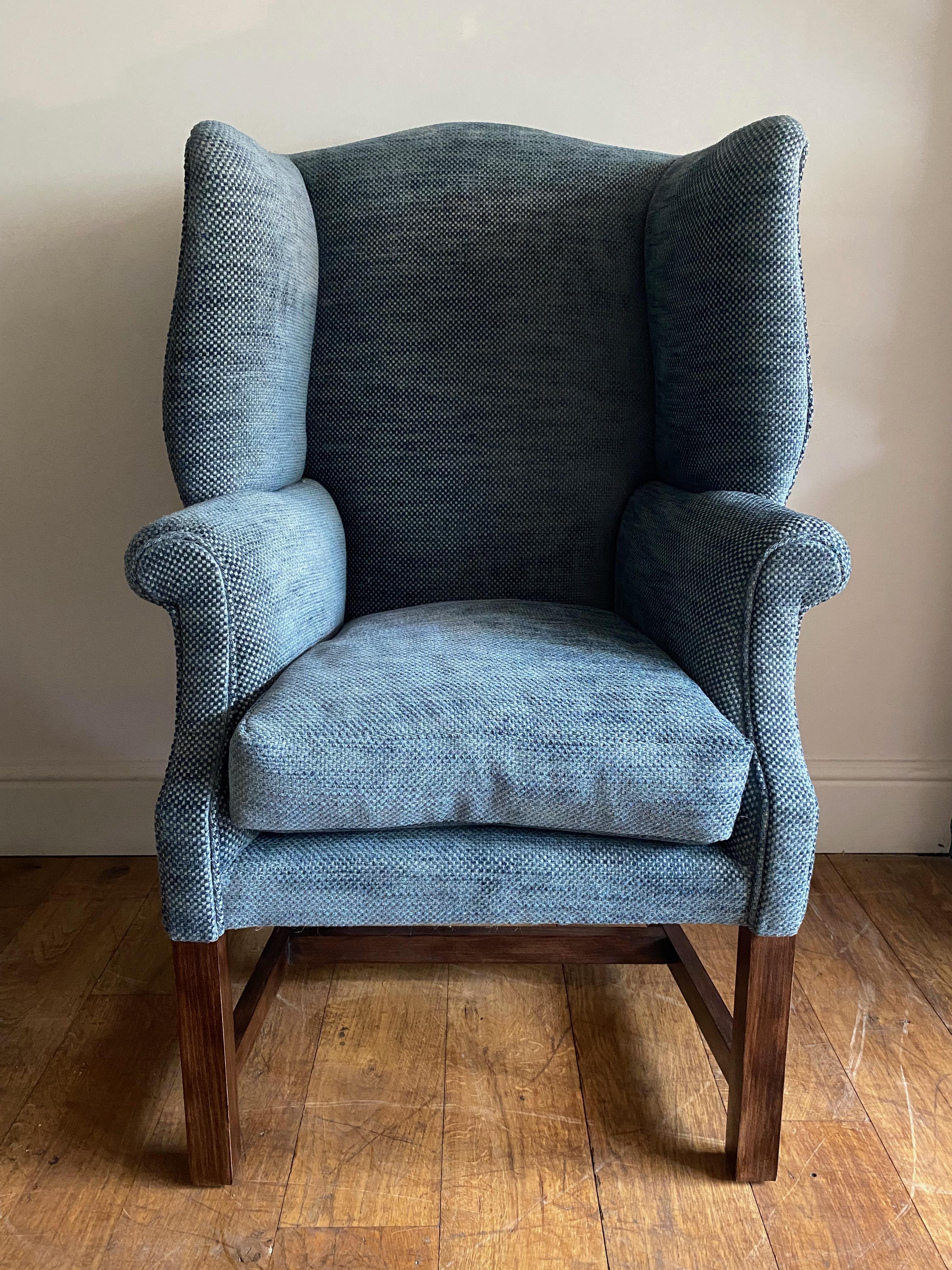 Monroe Bespoke Wingback Armchair by Noble In New Condition In Tetbury, GB