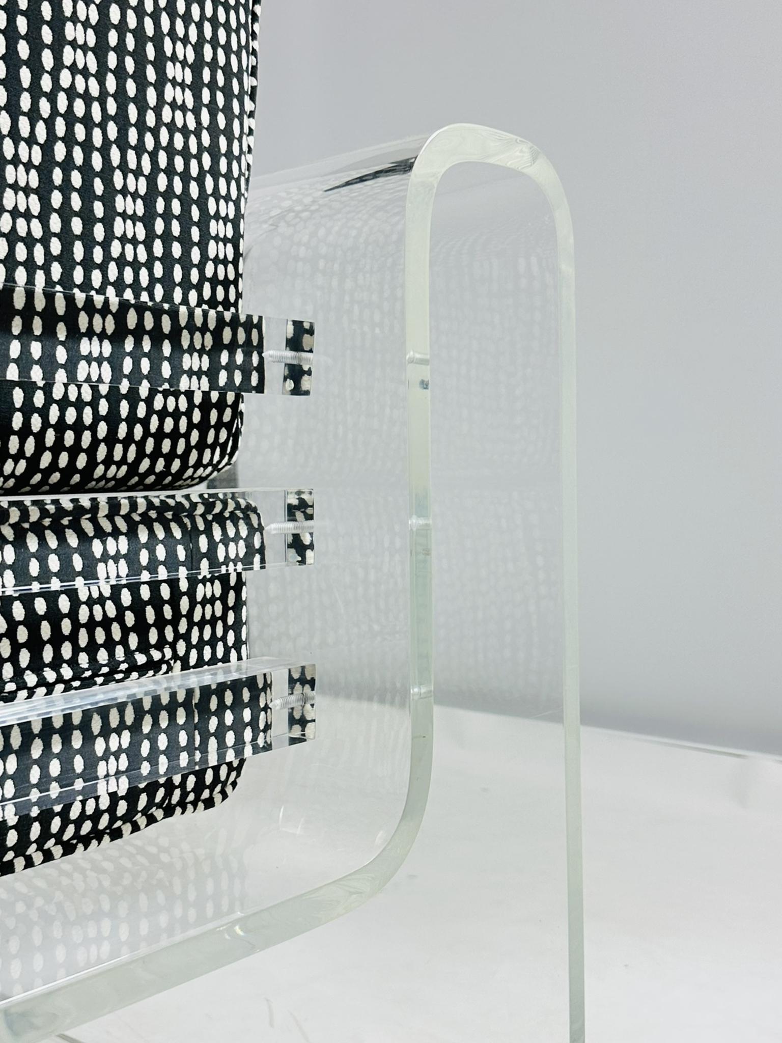 Silla de salón de Lucite 