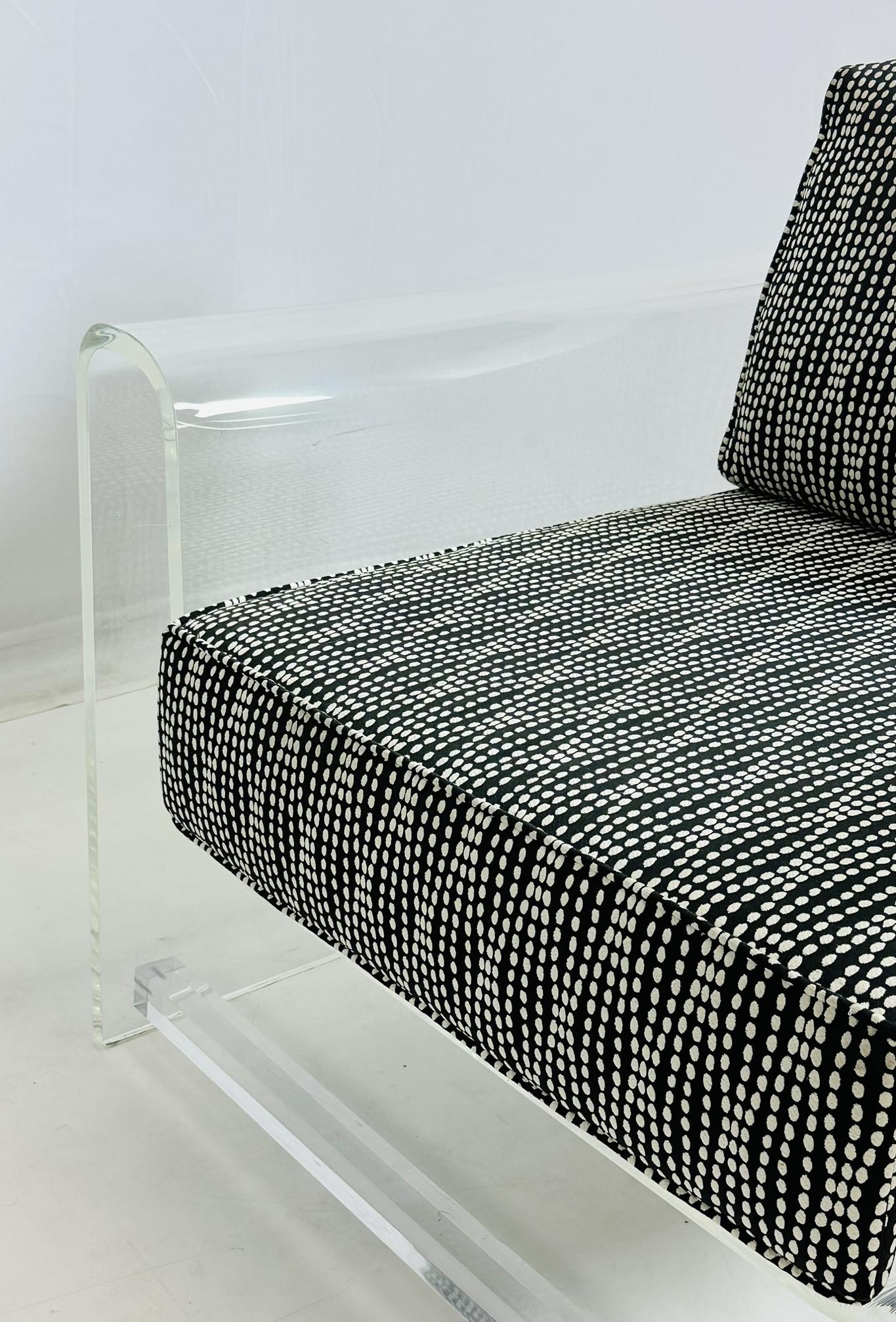 Silla de salón de Lucite 