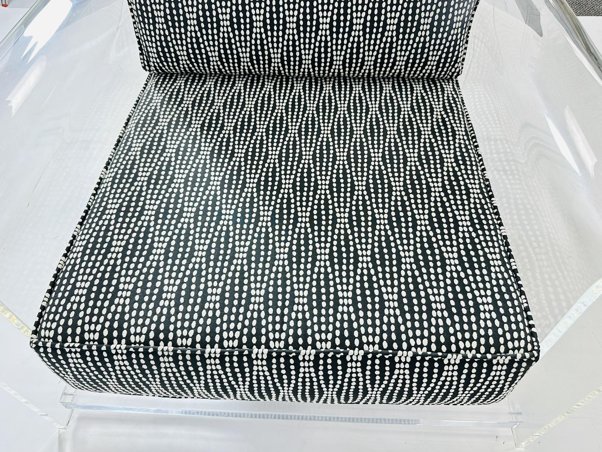 Silla de salón de Lucite 
