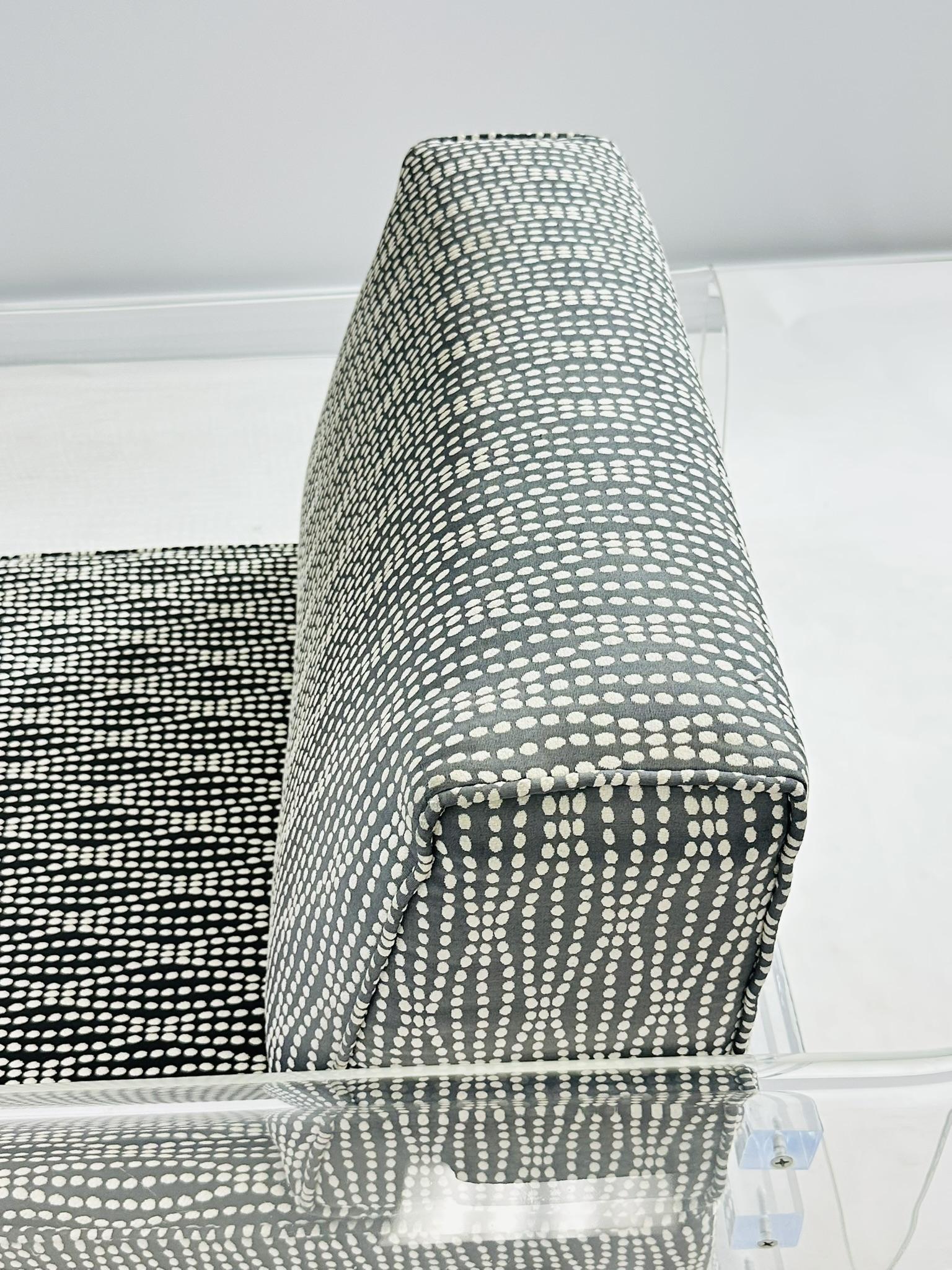 Silla de salón de Lucite 