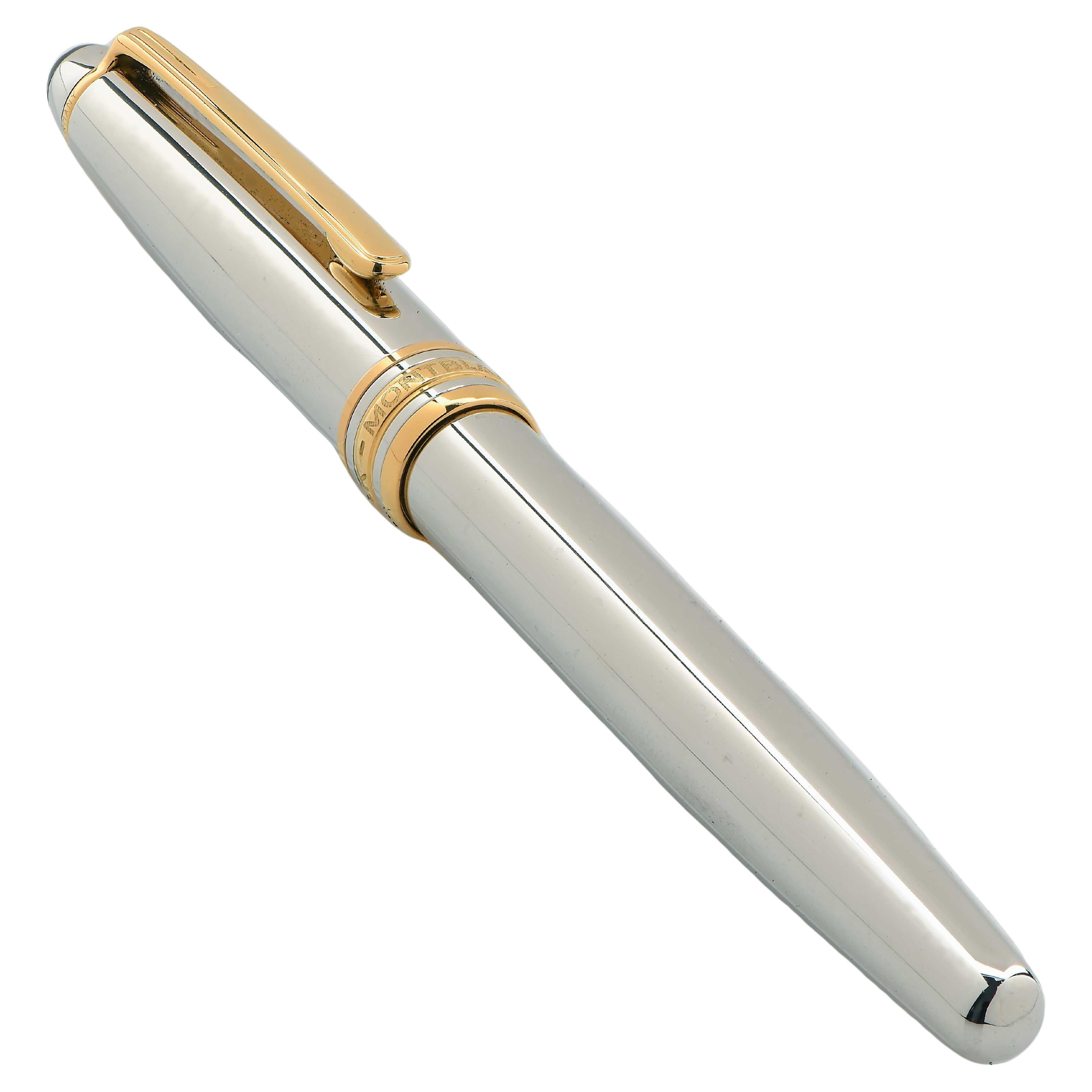 Le stylo à bille Montblanc Meisterstück Solitaire Pure Platinum 950 Classique