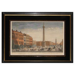 Antique 'The Monument of London' Georgian Copper Plate Etching by Thomas Bowles