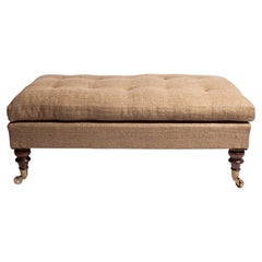 The Moreton Footstool, a bespoke English Howard-Style footstool