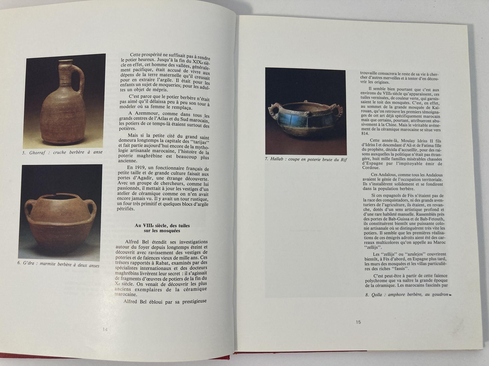Moroccan Pottery La Poterie Marocaine by André Boukobza French Edition Hard For Sale 4