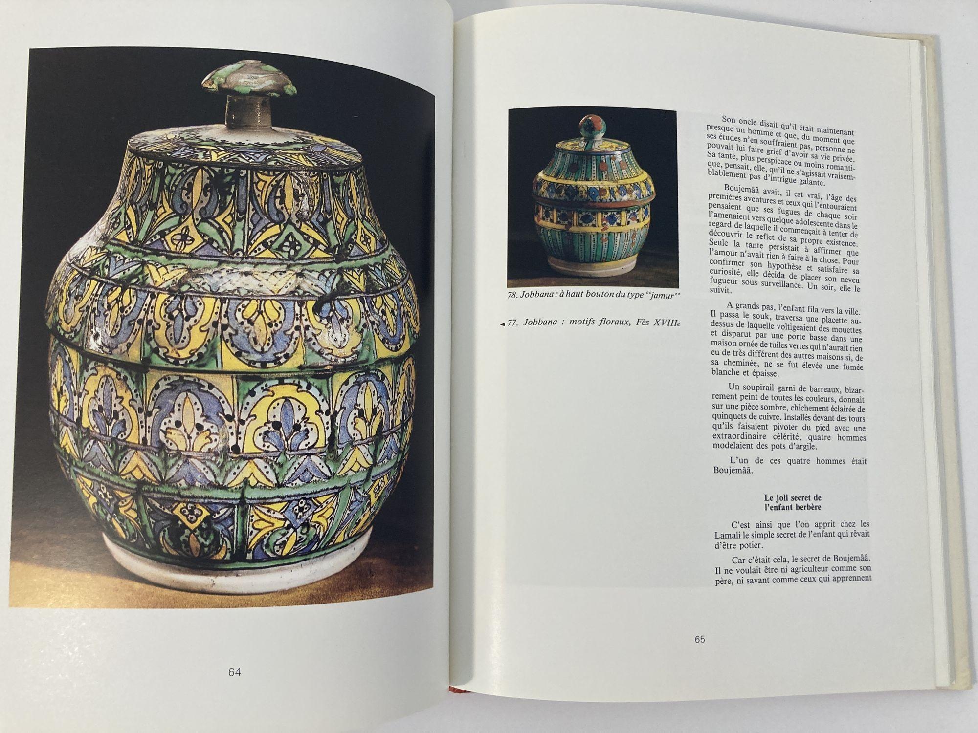 Moroccan Pottery La Poterie Marocaine by André Boukobza French Edition Hard For Sale 5