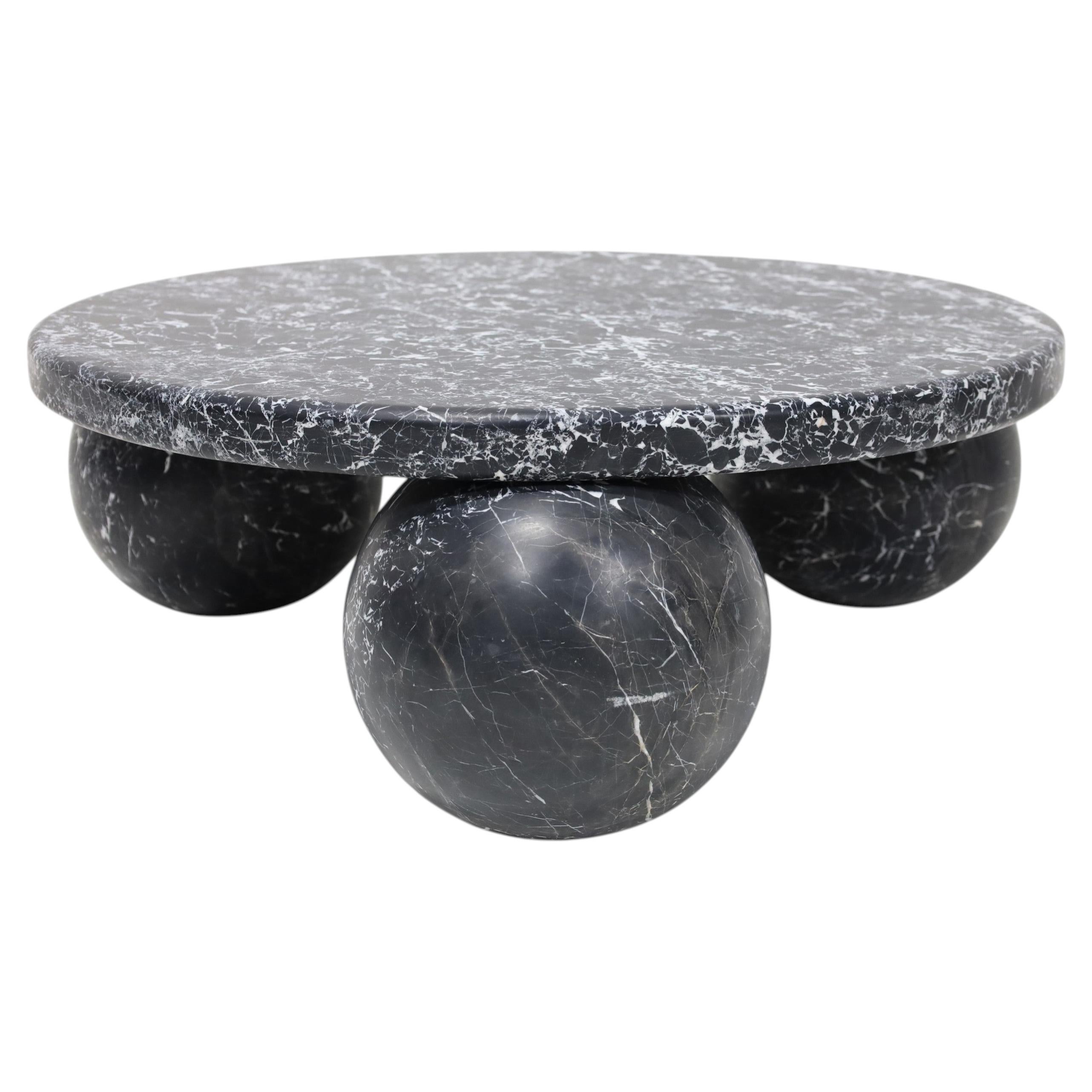 The Morro Coffee Table by Kelly Wearstler in Nero Marquina