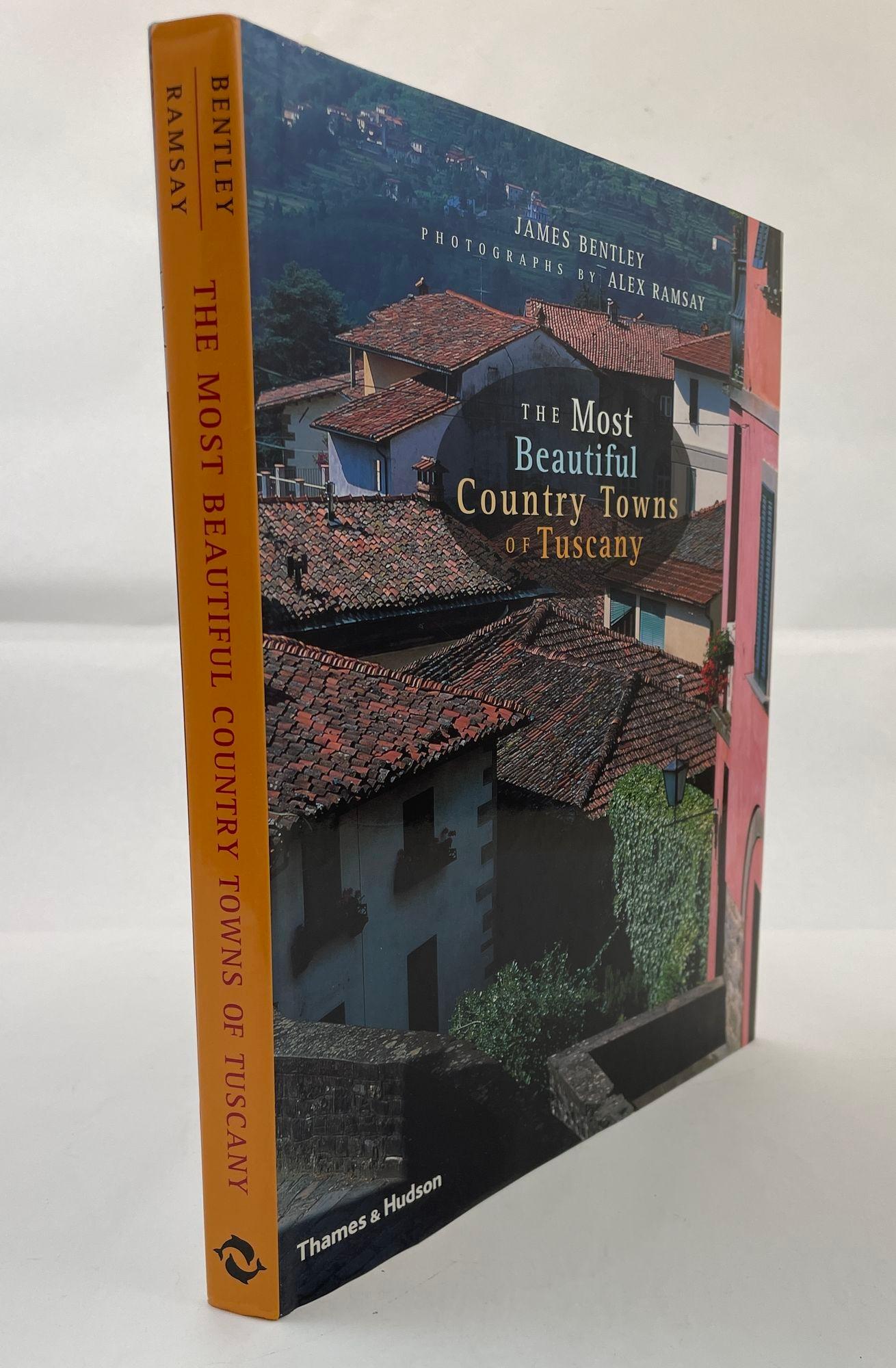 Italian The Most Beautiful Country Towns of Tuscany Hardcover Book by James Bentley For Sale