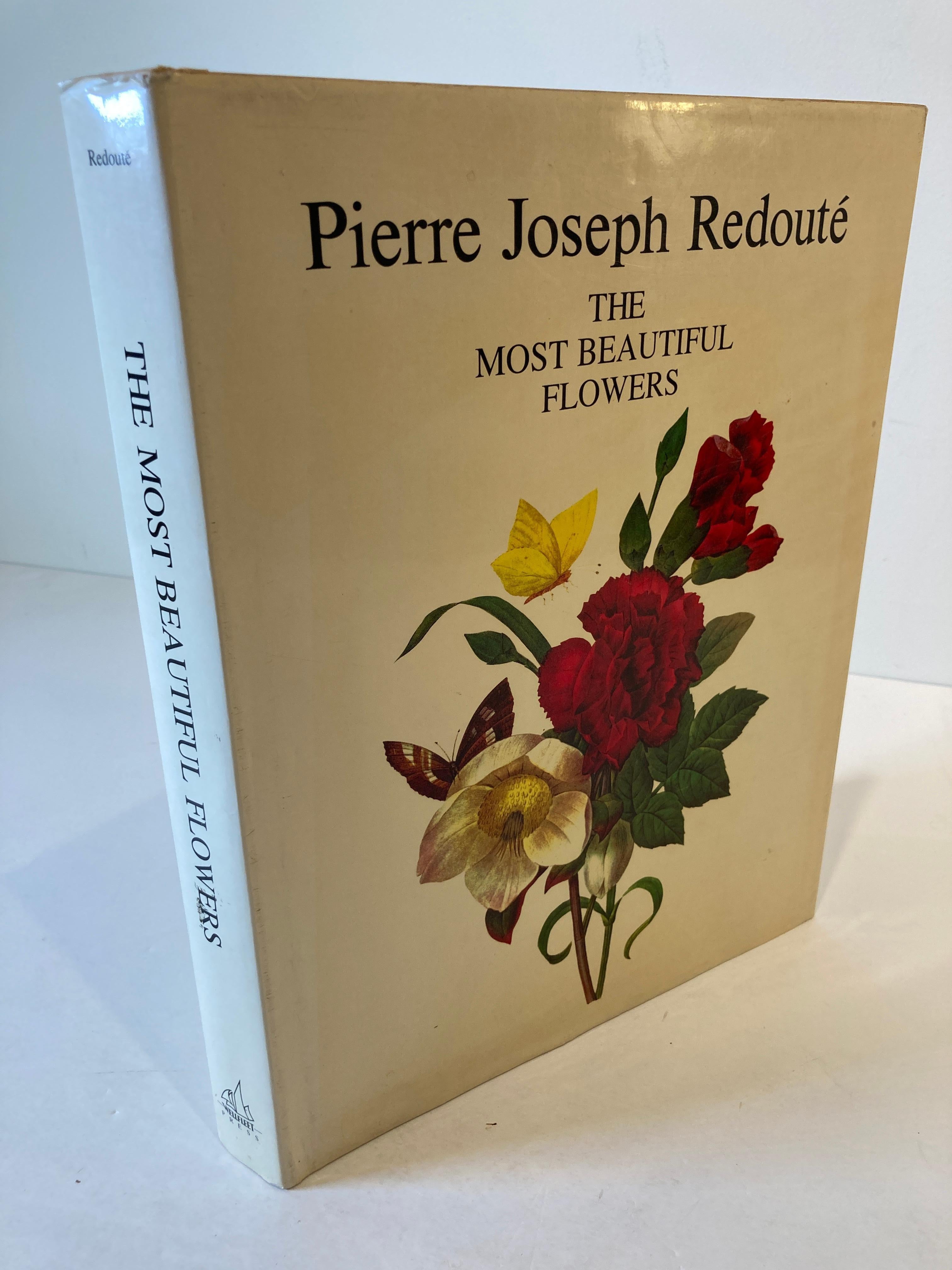 The Most Beautiful Flowers Book by Pierre-Joseph Redouté.
Large heavy book.
Rare indeed is the artist who is feted by royalty, and at the same time sought after by naturalists and scientists as an active collaborator. Such a painter was Pierre