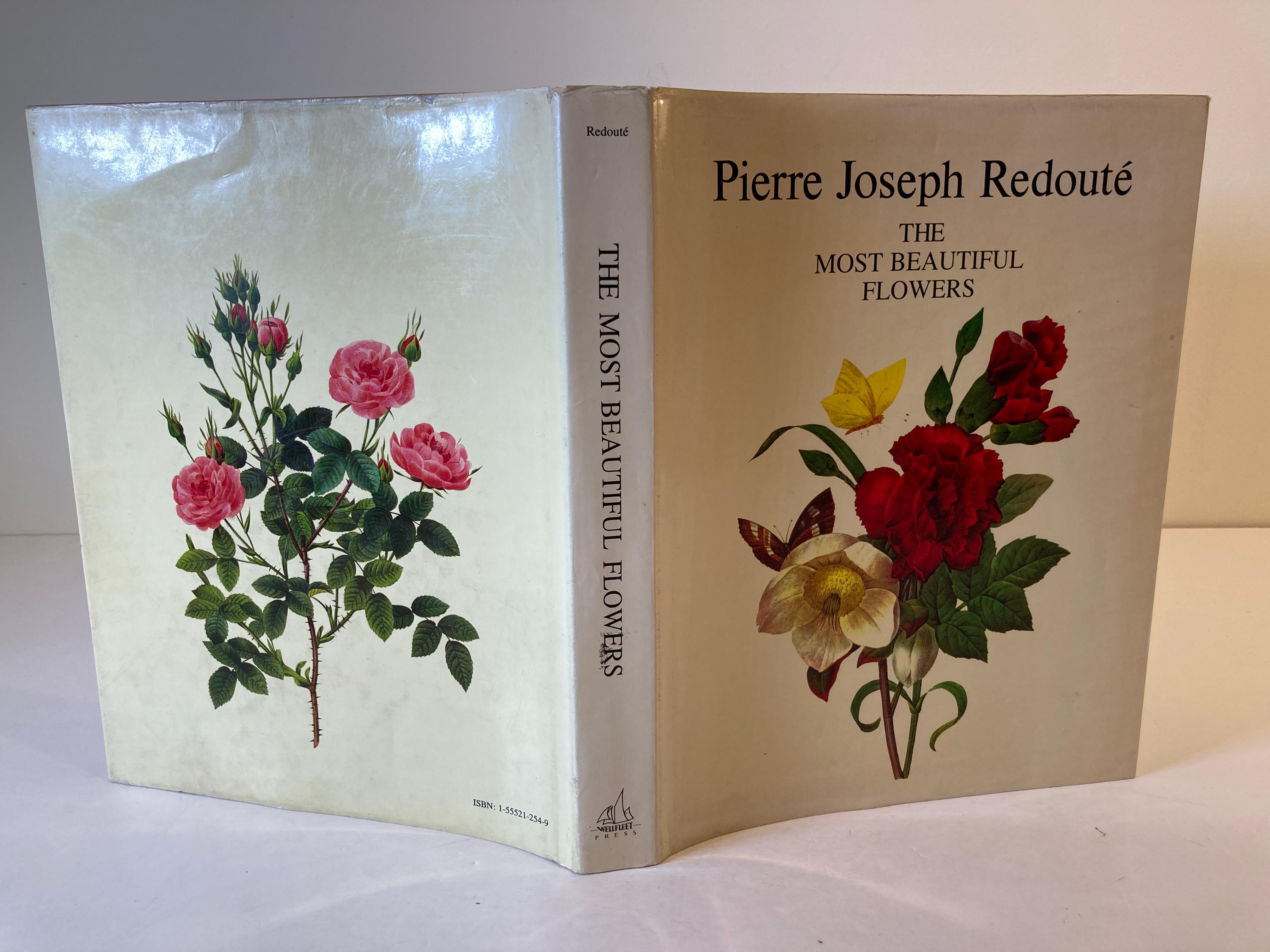 Expressionist The Most Beautiful Flowers Book by Pierre-Joseph Redouté Collector Book