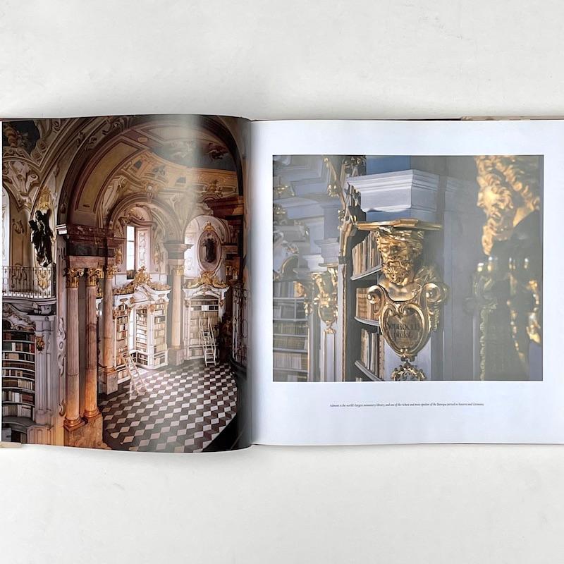 The Most Beautiful Libraries of the World by Jacques Bosser 
Photographs by Guillaume De Laubier.
Published by Thames & Hudson, London, 2003. Hardback in dust jacket. 

From El Escorial in Spain to the Congress in Washington, from Trinity