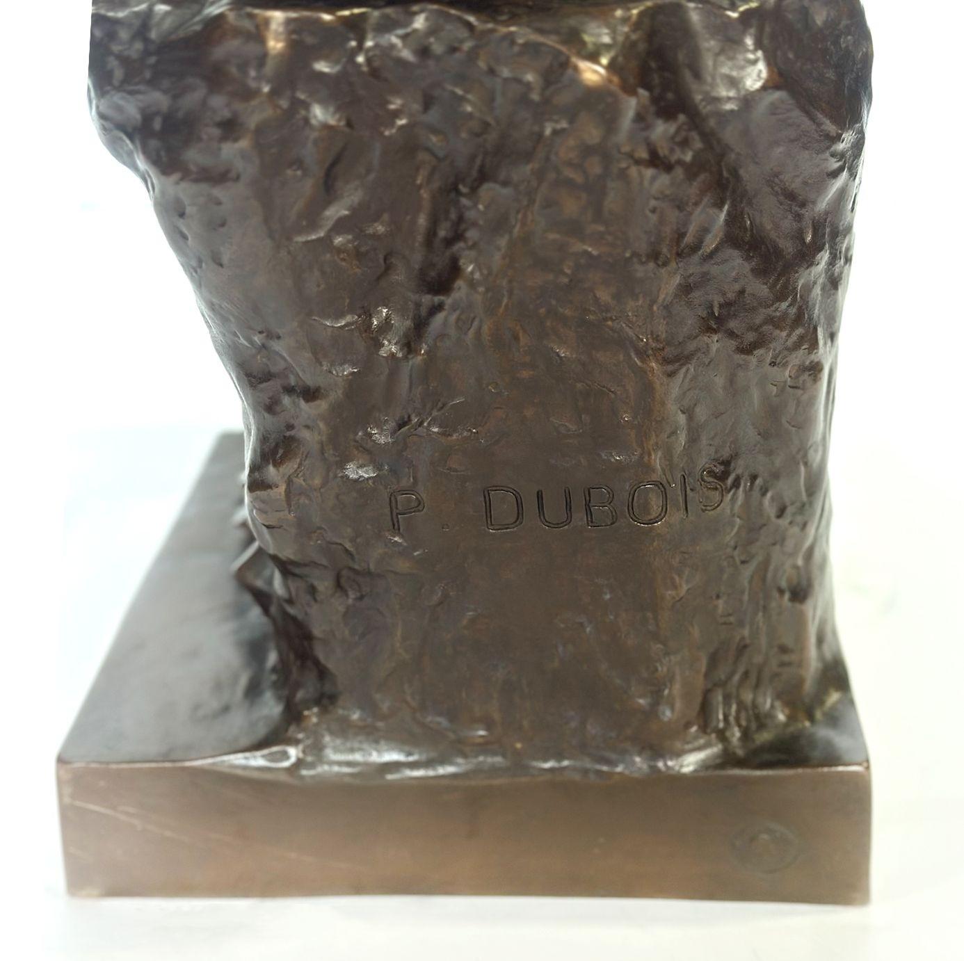 Bronzeskulptur „Die Mutter“ von P. Dubois im Angebot 2