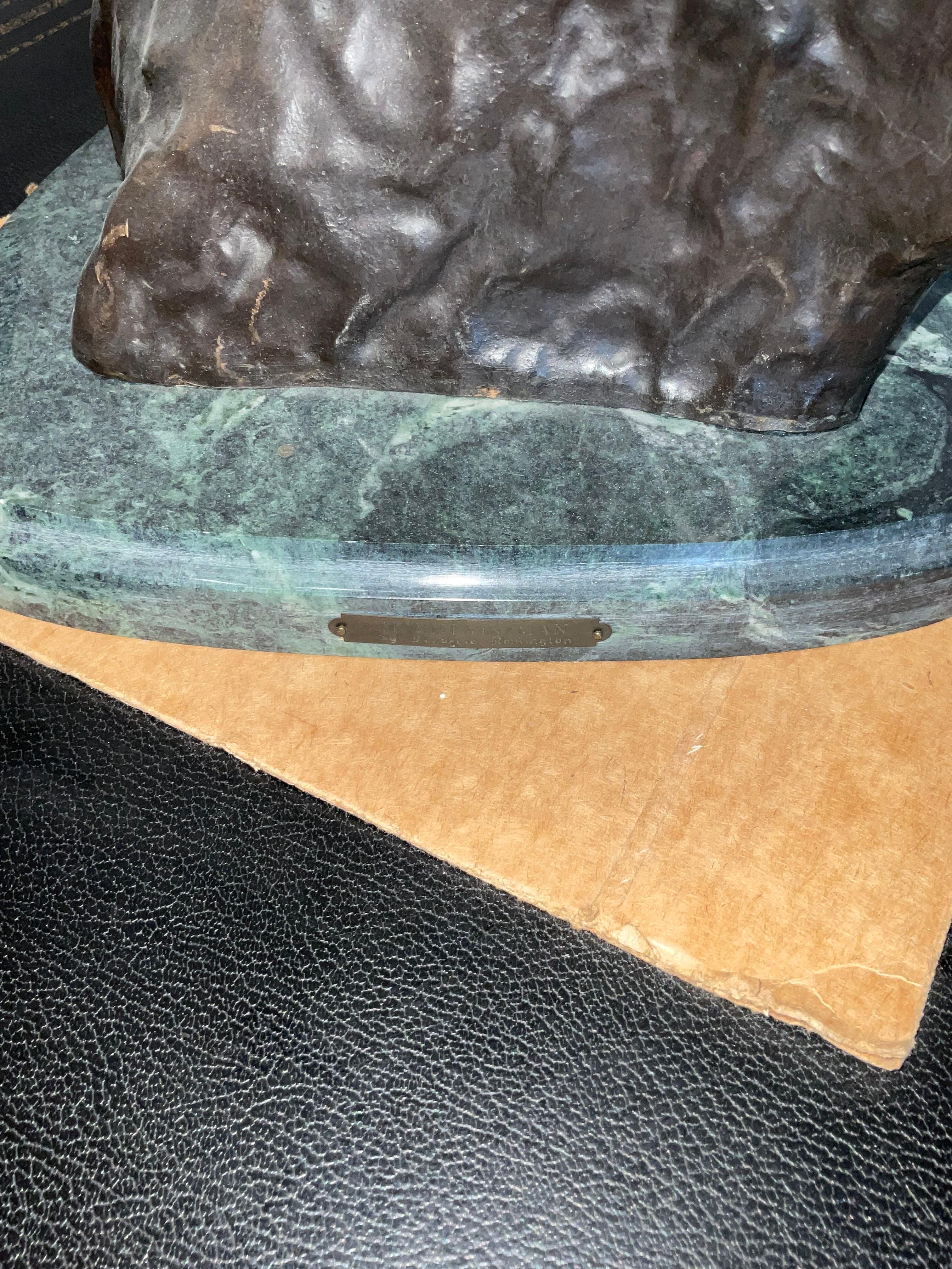 L'uomo di montagna, scultura in bronzo di Feder Remington in vendita 2