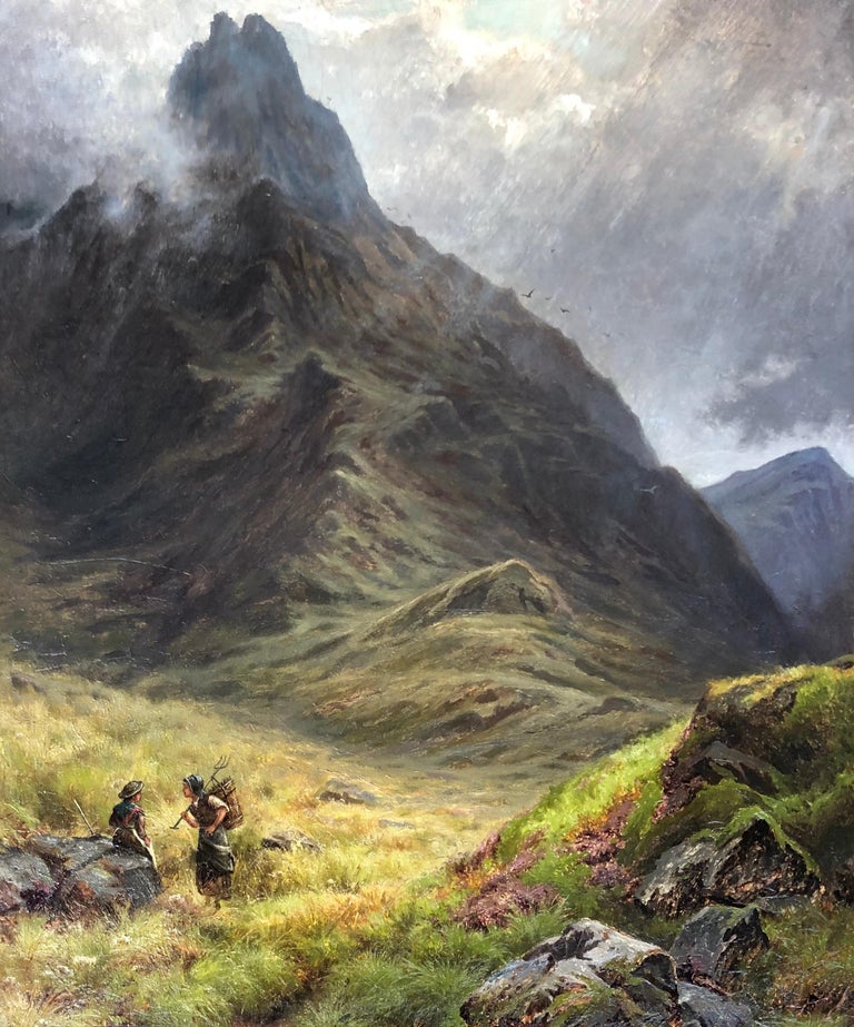 'The Mountain Pass' by G. Wright For Sale at 1stDibs