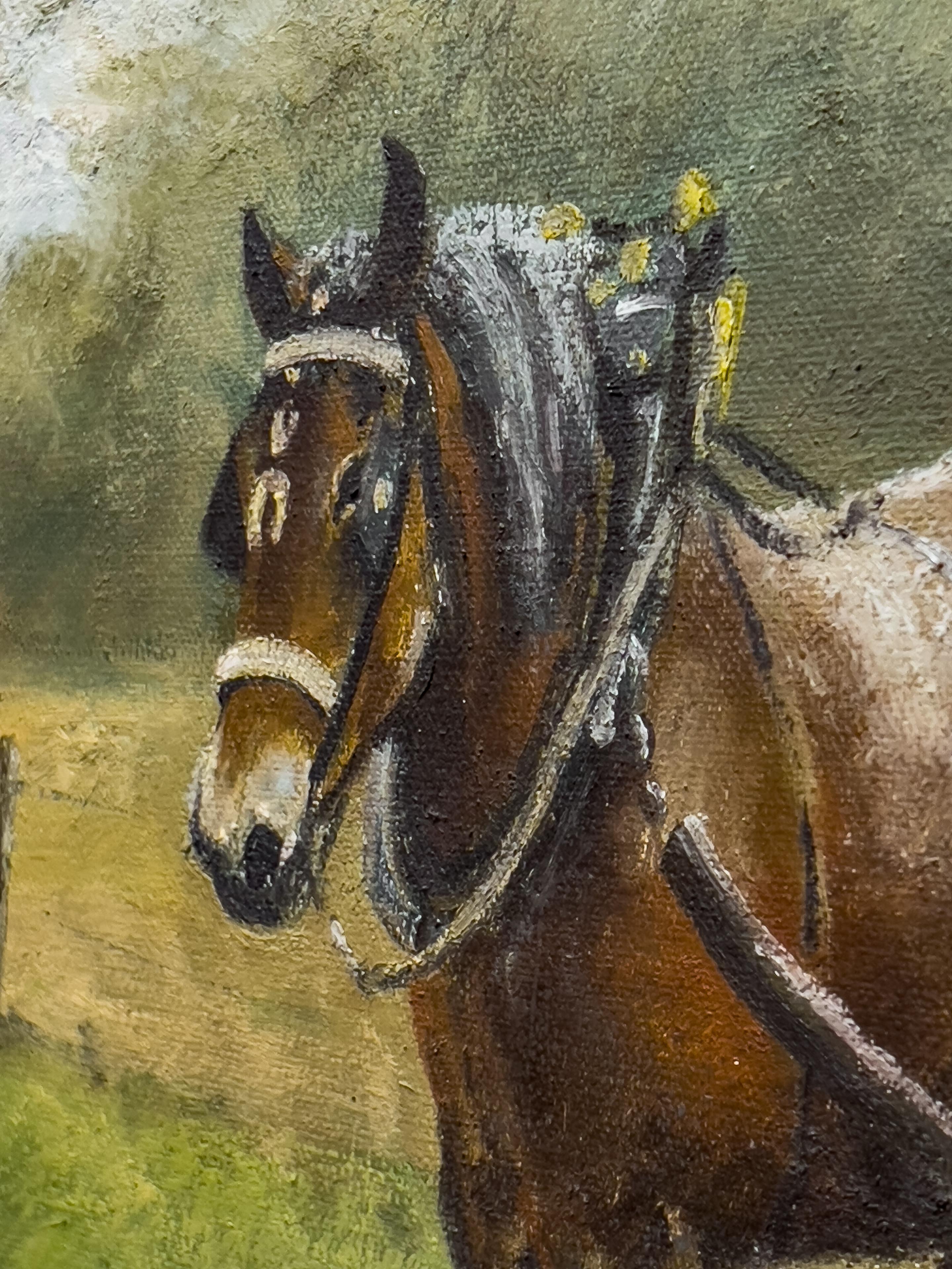 Doré « Les Mules », peinture à l'huile sur toile en vente