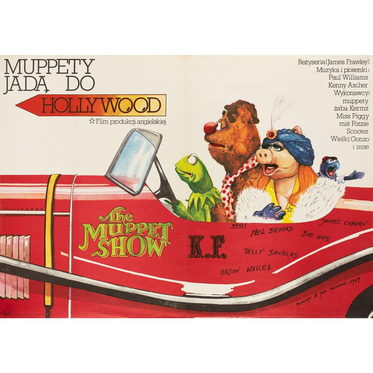 The Muppet Movie 1982 Polish B1 Film Poster In Good Condition In New York, NY