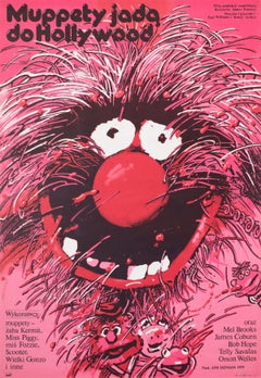 The Muppet Movie 1982 Polish B1 Film Poster, Waldemar Swierzy