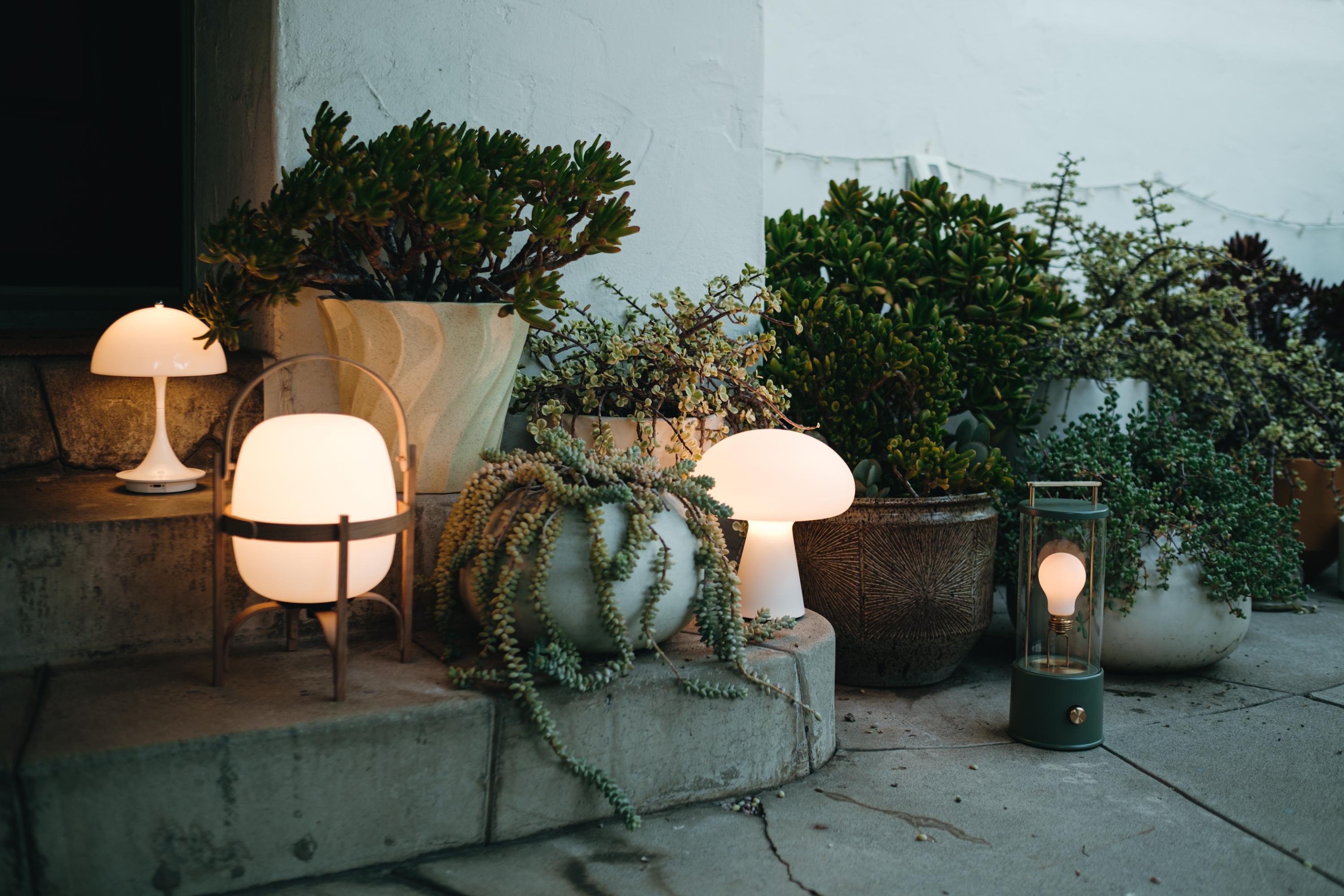 'The Muse' Portable Lamp by Farrow & Ball x Tala in Pleasure Garden Green In New Condition For Sale In Glendale, CA