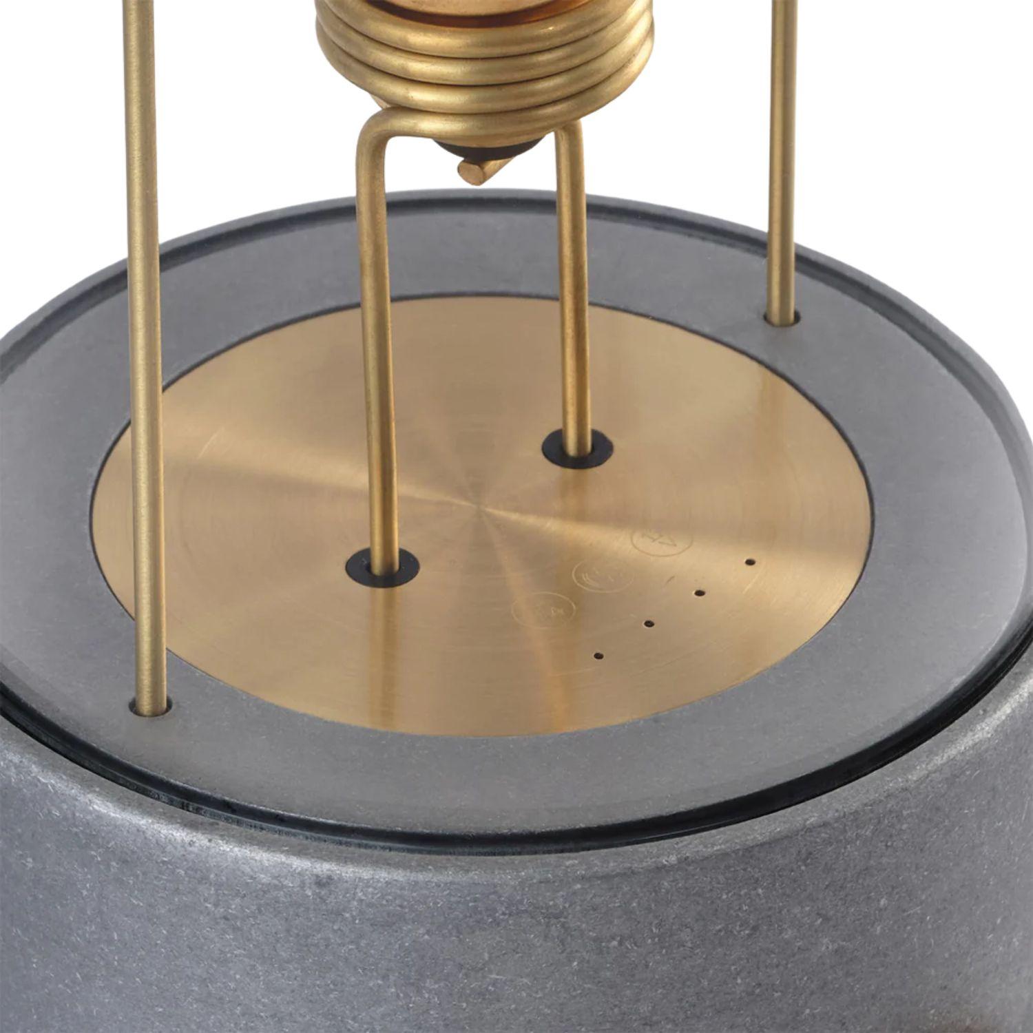 Mid-Century Modern 'The Muse' Portable Lamp in Raw Aluminum by Farrow & Ball for Tala For Sale