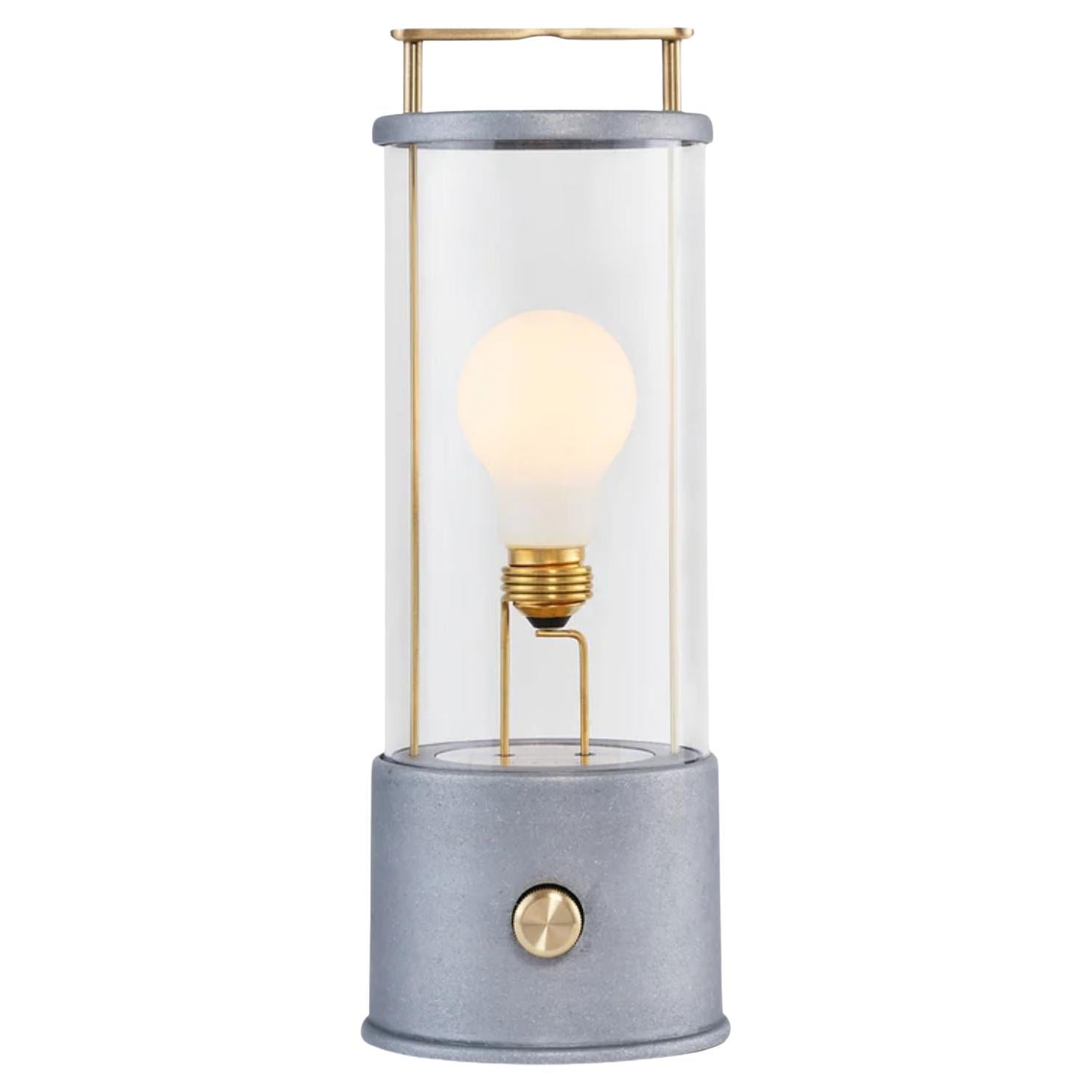 'The Muse' Portable Lamp in Raw Aluminum by Farrow & Ball for Tala For Sale