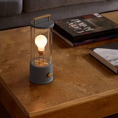 Porzellanlampe „The Muse“ in Selvedge-Blau von Farrow & Ball für Tala