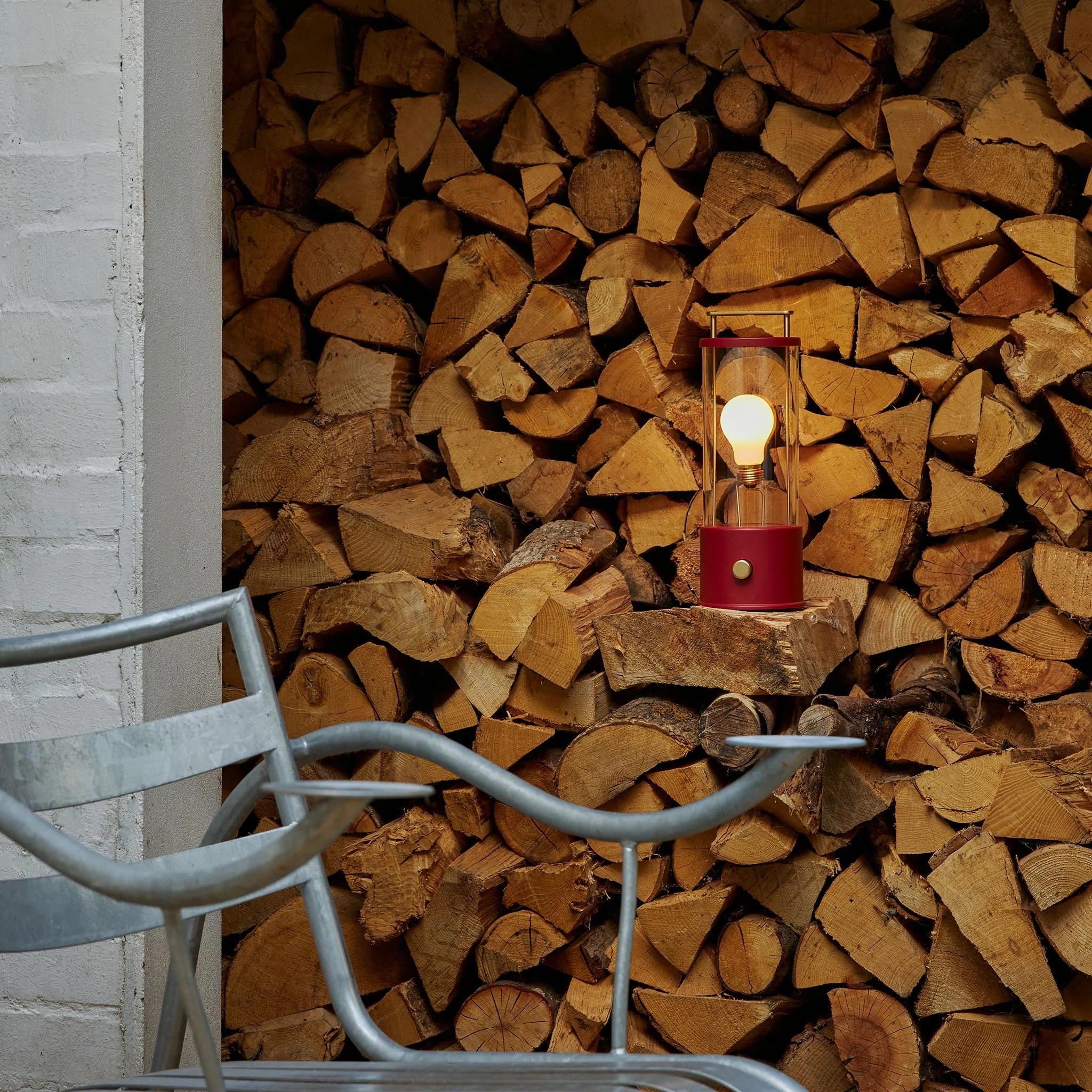 Contemporary 'The Muse' Portable Lamp in Selvedge Blue by Farrow & Ball for Tala For Sale