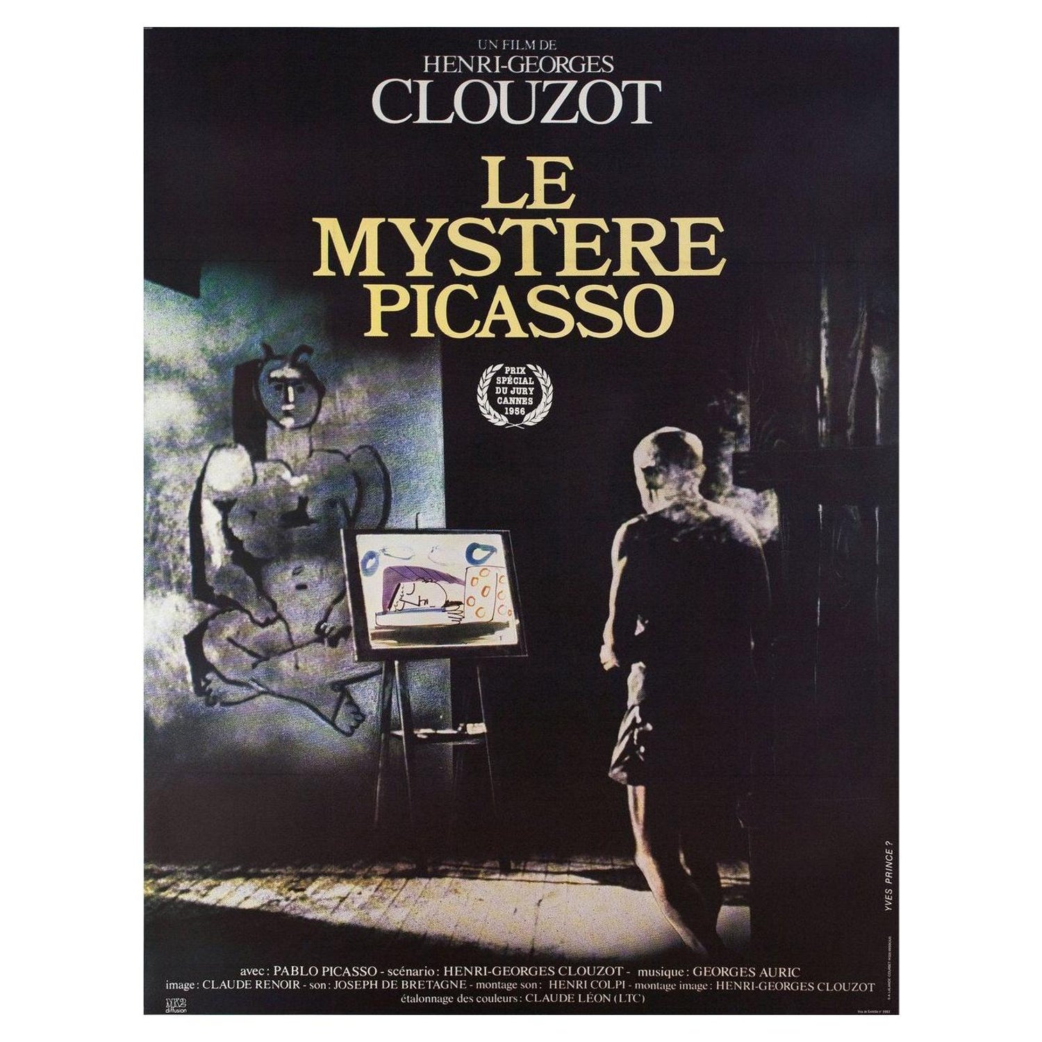 The Mystery Of Picasso R1980s French Grande Film Poster For Sale