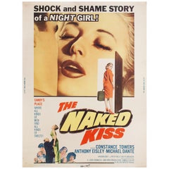 Vintage "The Naked Kiss" 1964 U.S. 30 by 40 Film Poster