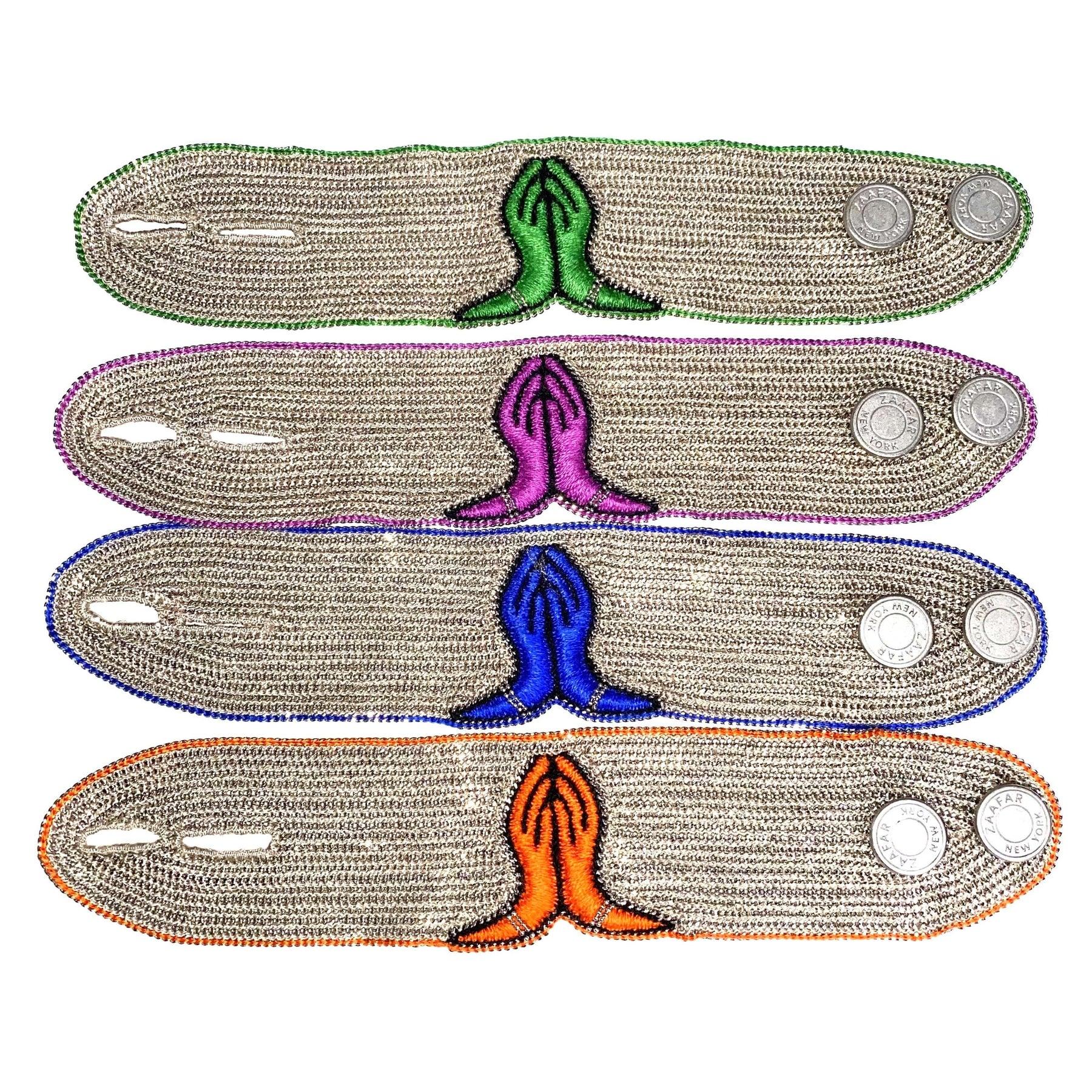 The Namaste Bracelet- Hand-sewn with patented technique-Feels look & looks great For Sale