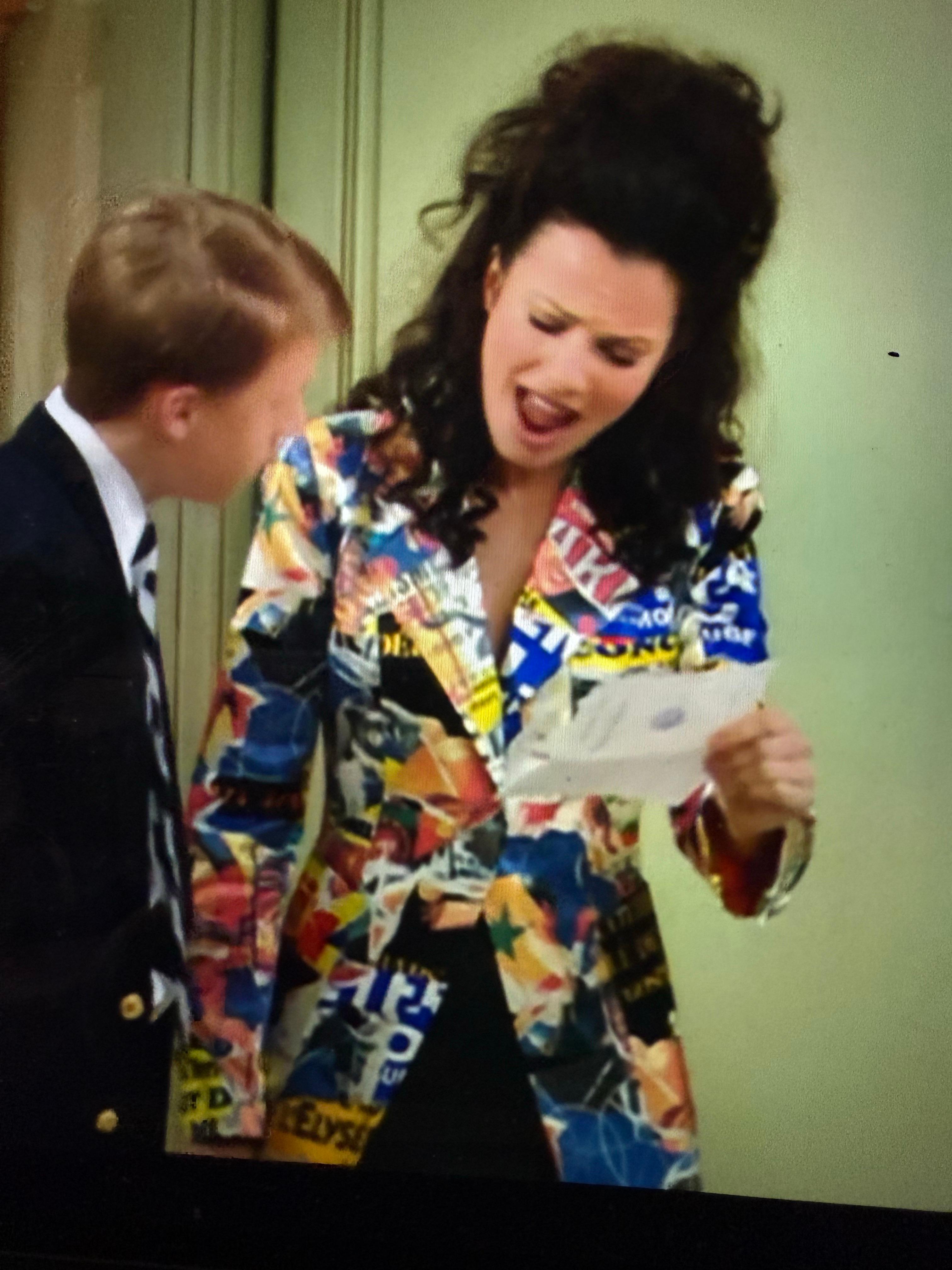 The Nanny 1990 Veste blazer Vintage de Christian Lacroix en vente 7