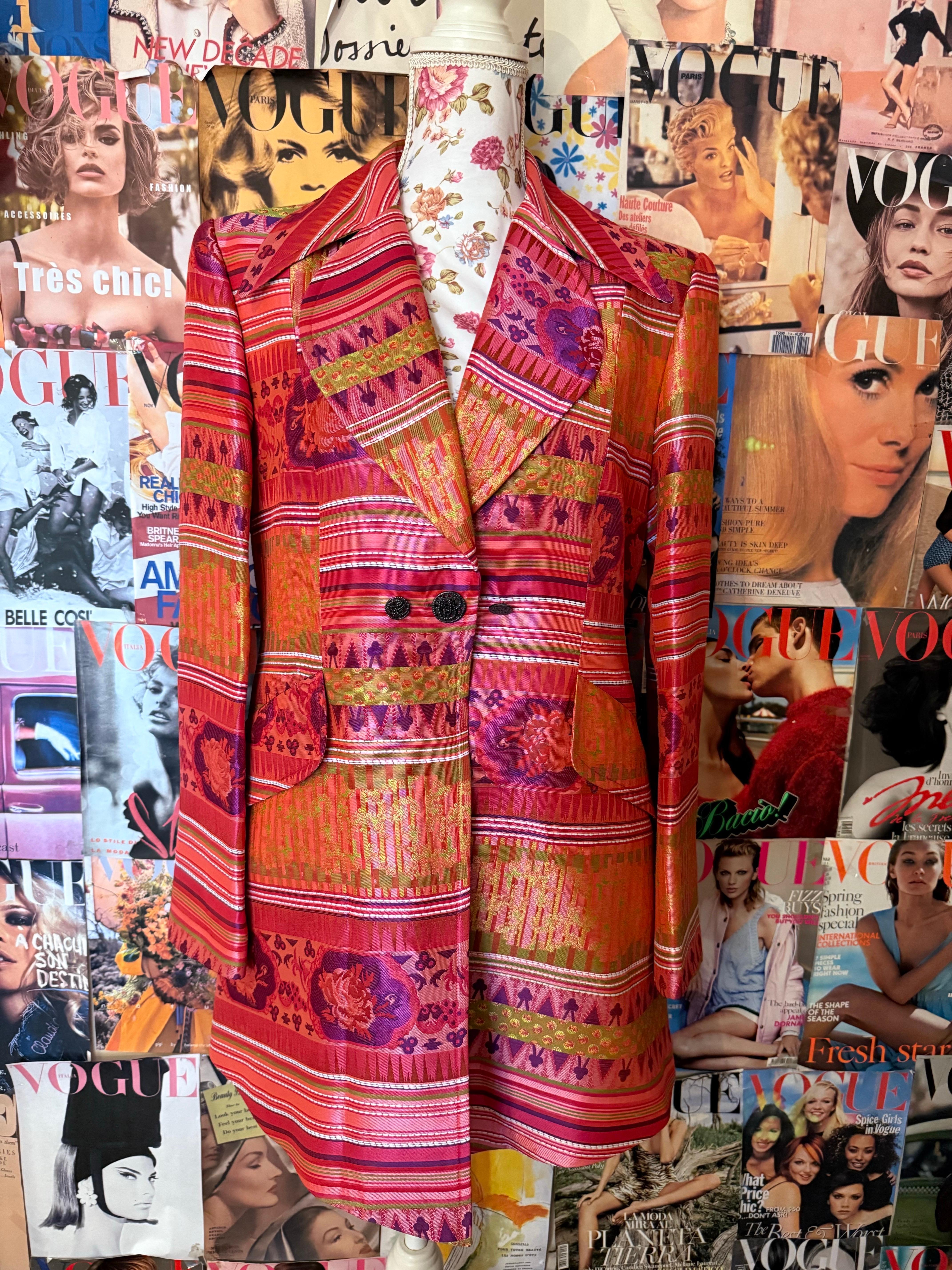 Das Kindermädchen  1990er vintage Christian Lacroix Blazer Jacke im Angebot 8
