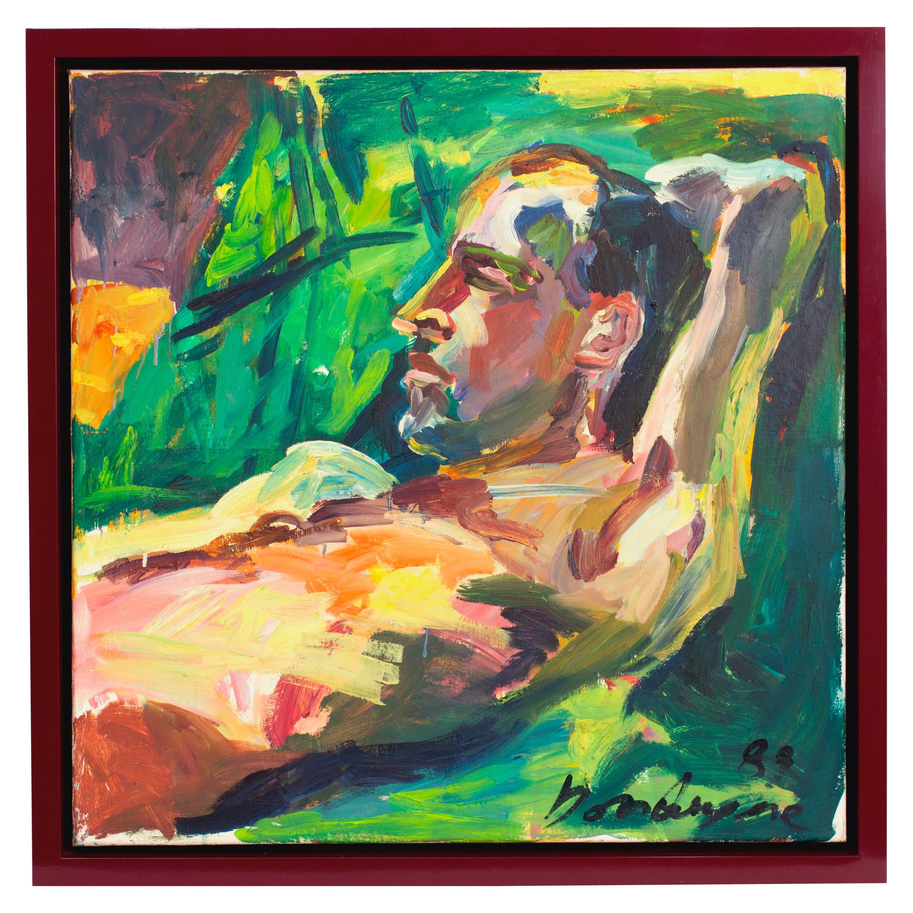 The Nap, Oil on Canvas For Sale