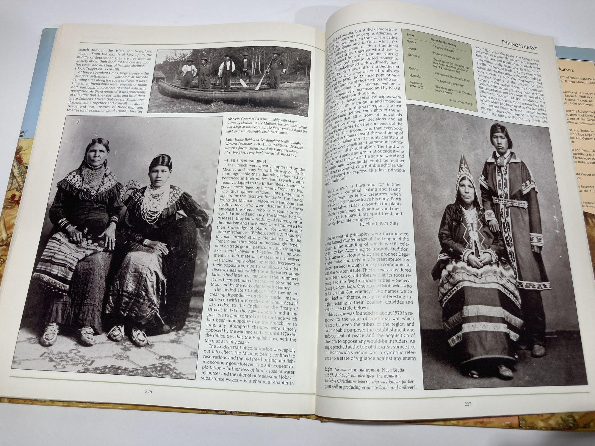 The Native Americans 1991 Vintage Coffee Table Oversize Book 3