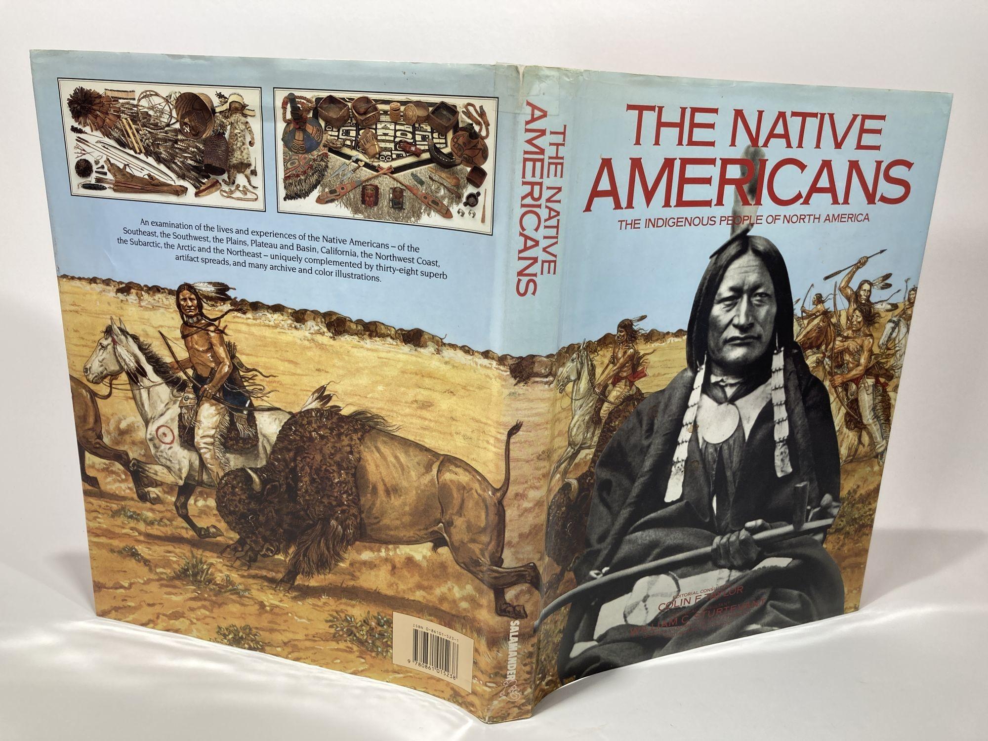 20th Century The Native Americans 1991 Vintage Coffee Table Oversize Book