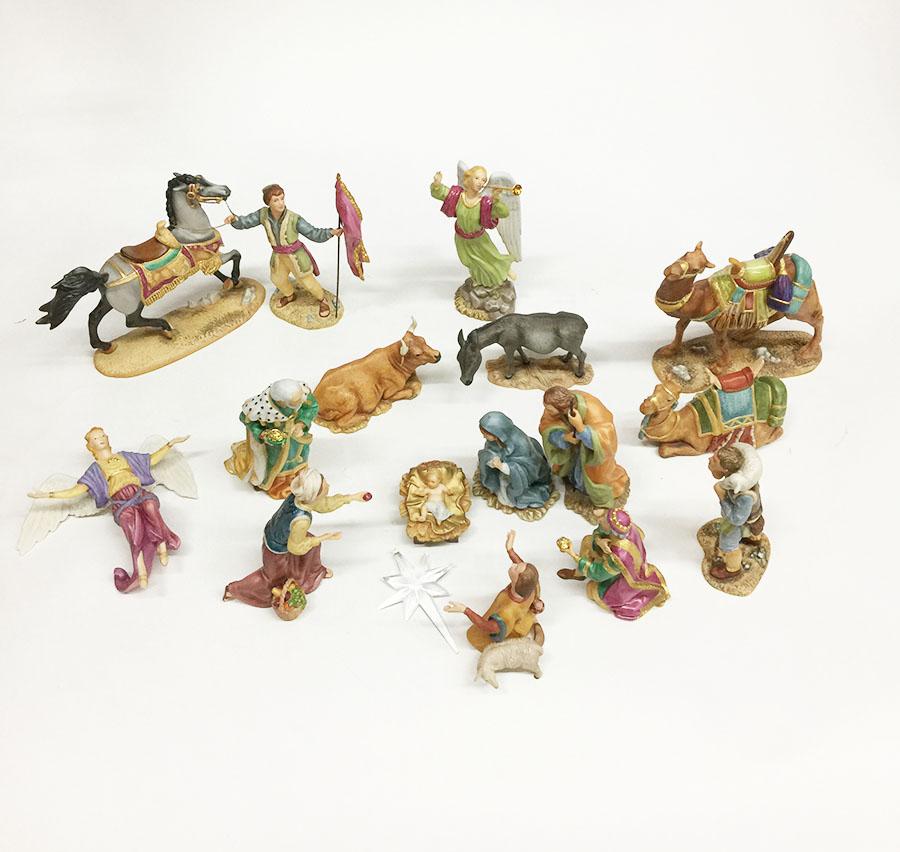 Nativity, 1989, the Franklin MInt, Biscuit Porcelain 5